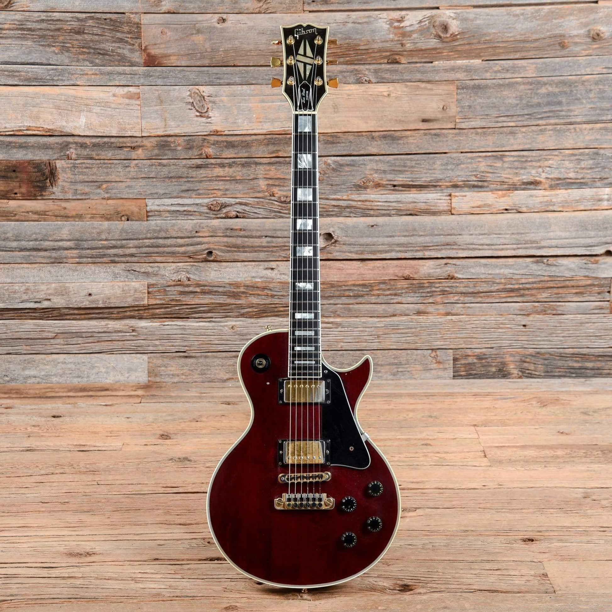 Gibson Les Paul Custom Wine Red 1981 Electric Guitars / Solid Body