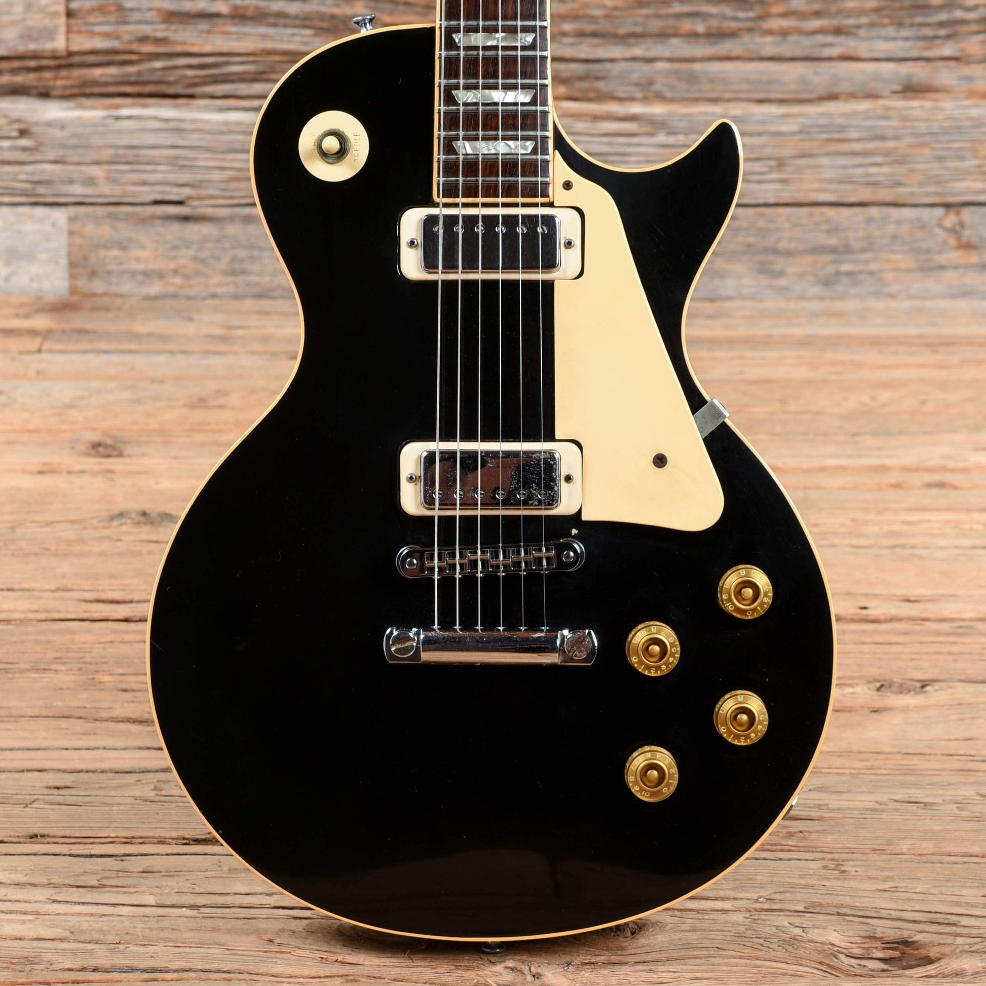 Gibson Les Paul Deluxe Black 1979 Electric Guitars / Solid Body