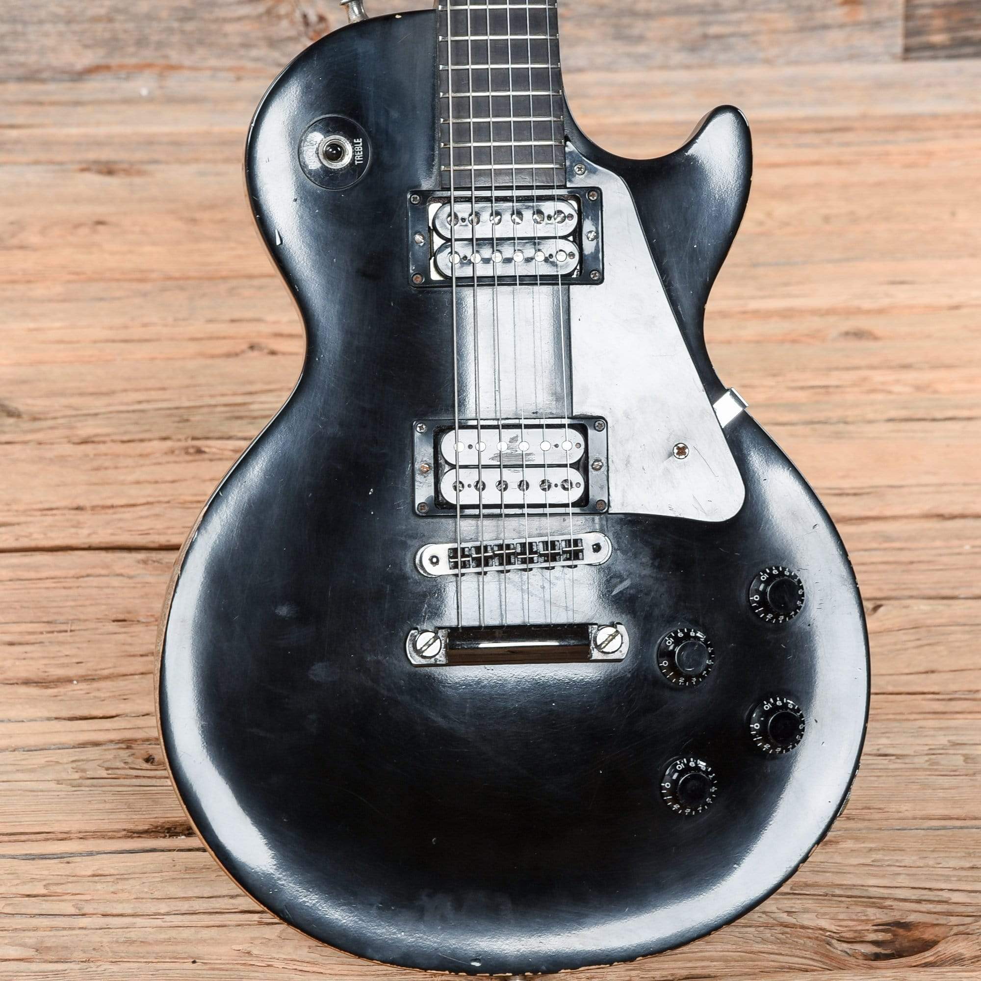 Gibson Les Paul Gothic Satin Black 2001 – Chicago Music Exchange