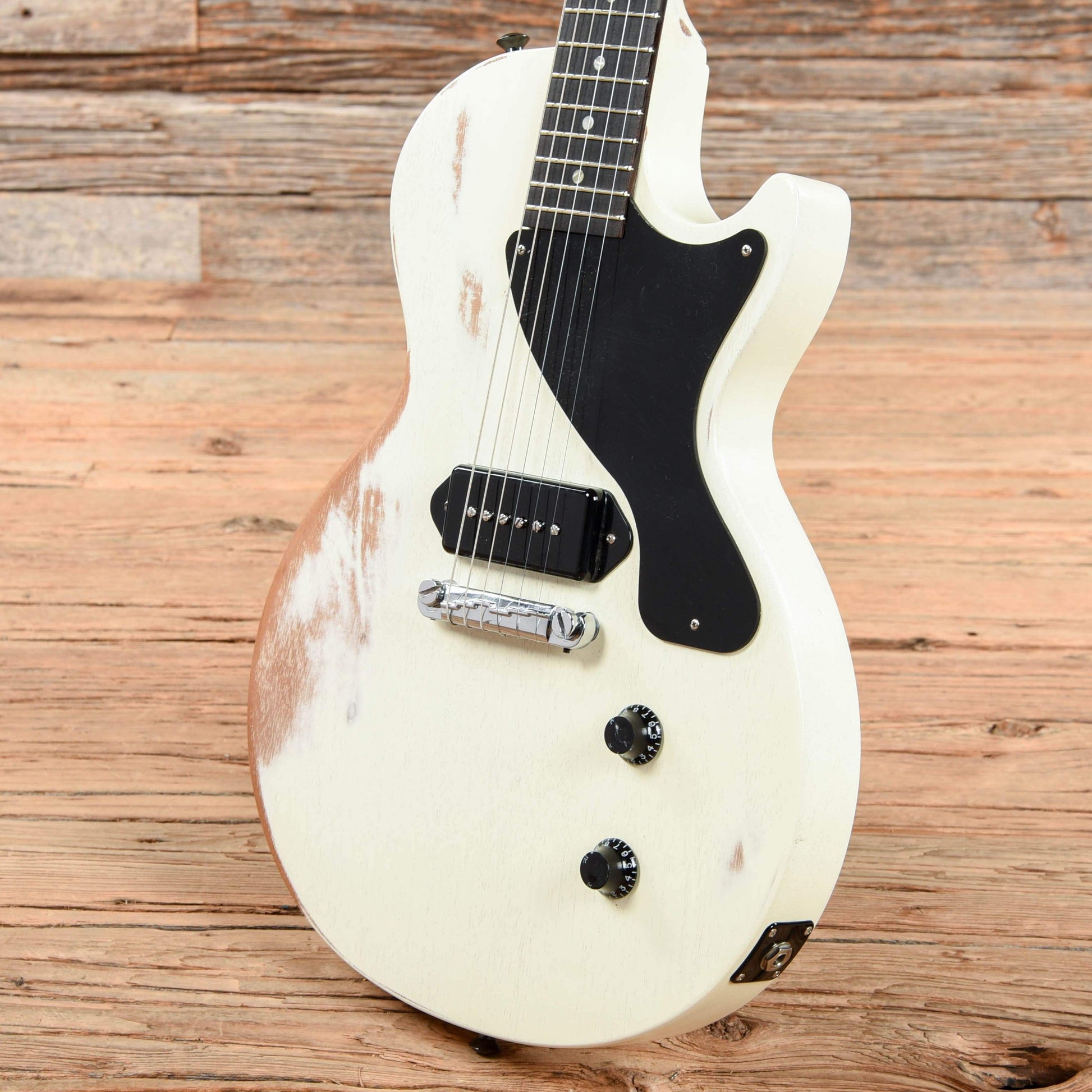 Gibson Les Paul Junior White Refin 2010 Electric Guitars / Solid Body