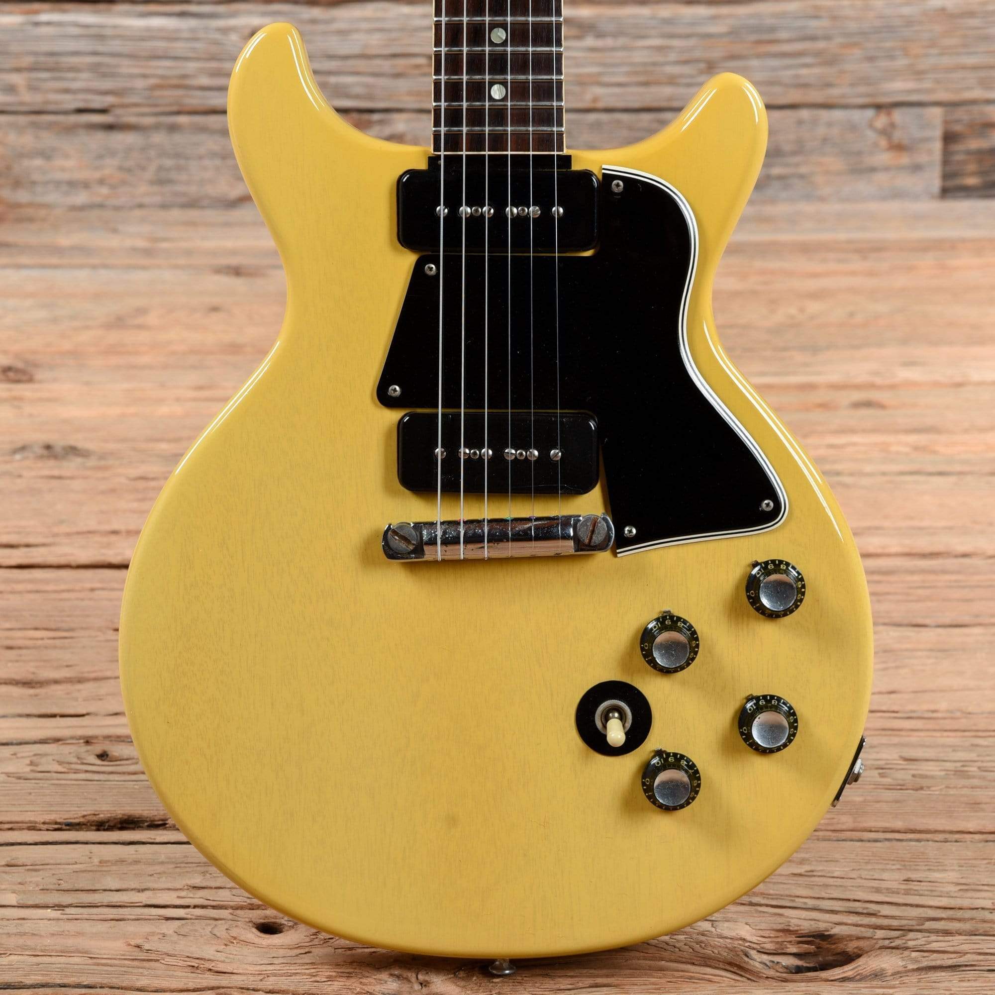 Gibson Les Paul Special DC TV Yellow Refin 1960 – Chicago Music Exchange
