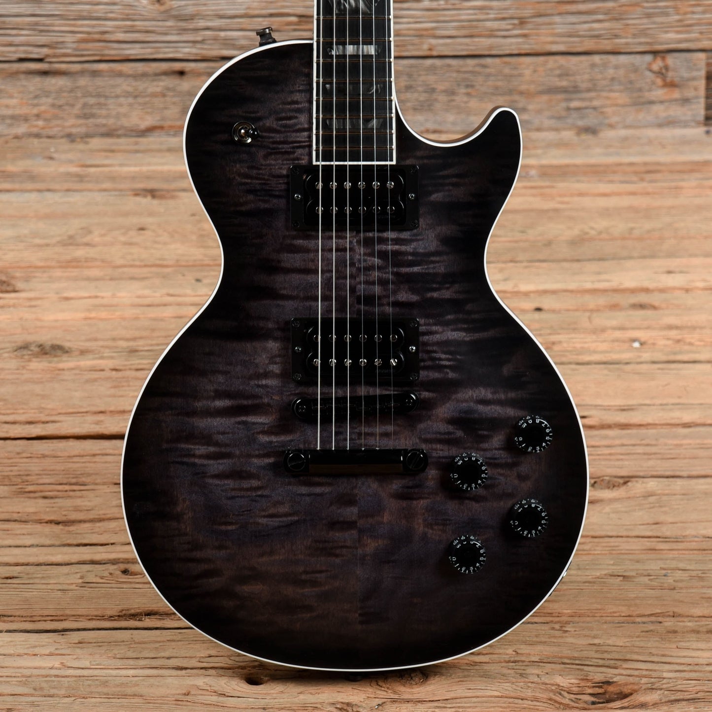 Gibson Les Paul Standard Dark Knight Transparent Ebony Burst Satin 2019 Electric Guitars / Solid Body