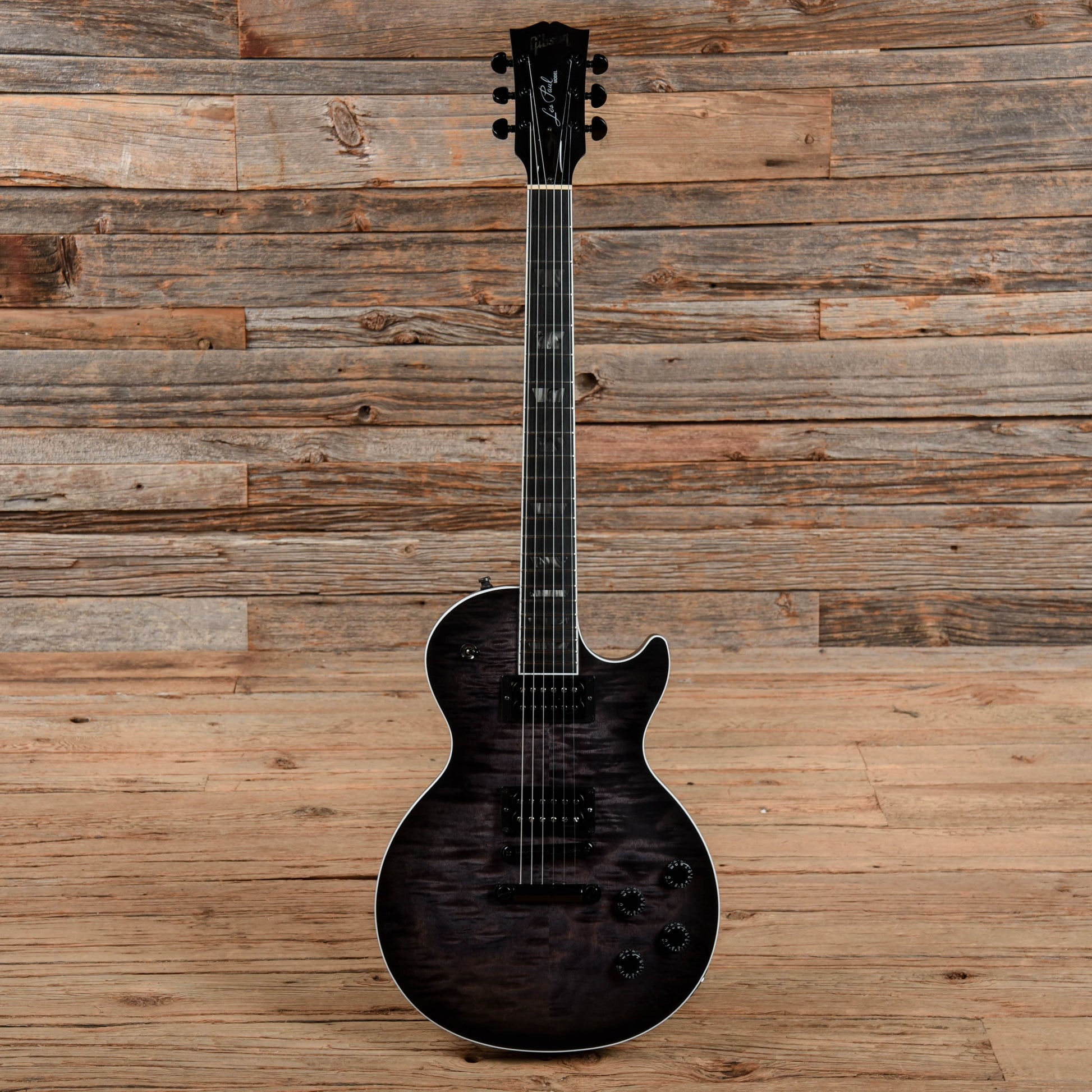 Gibson Les Paul Standard Dark Knight Transparent Ebony Burst Satin 2019 Electric Guitars / Solid Body