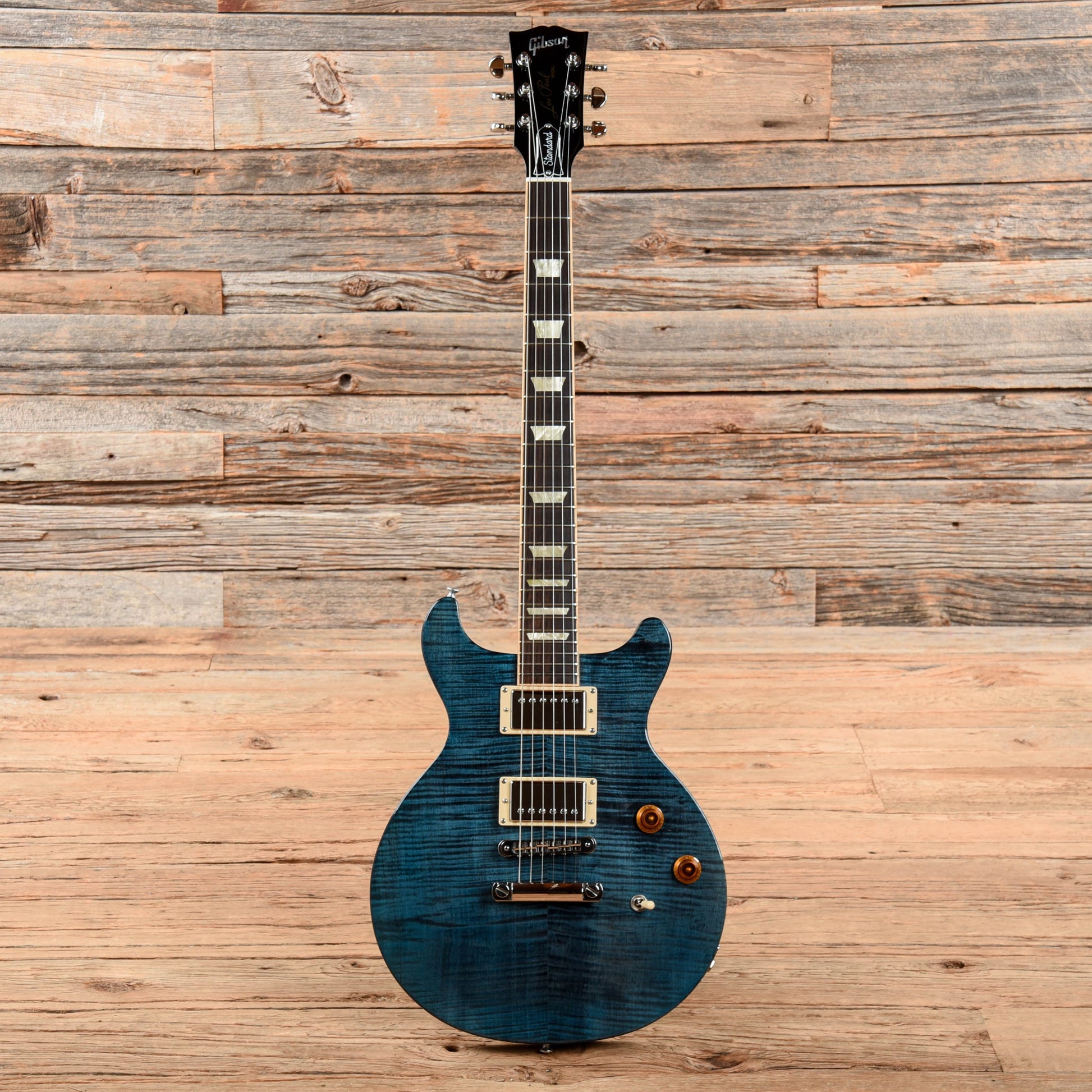 Gibson Les Paul Standard DC Blue Burst 2005 Electric Guitars / Solid Body