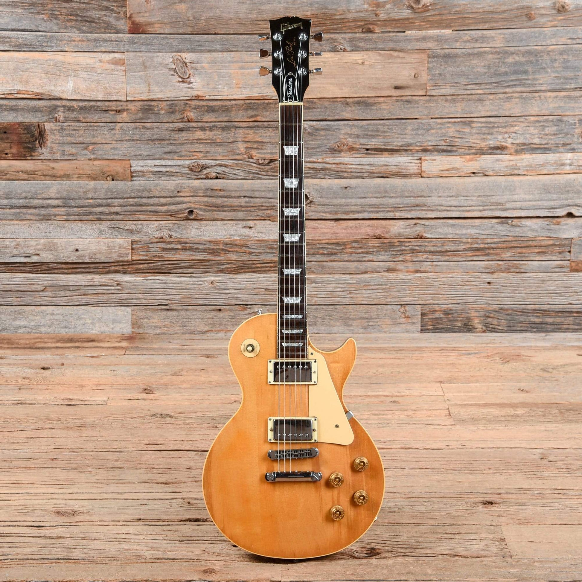 Gibson Les Paul Standard Natural 1982 Electric Guitars / Solid Body