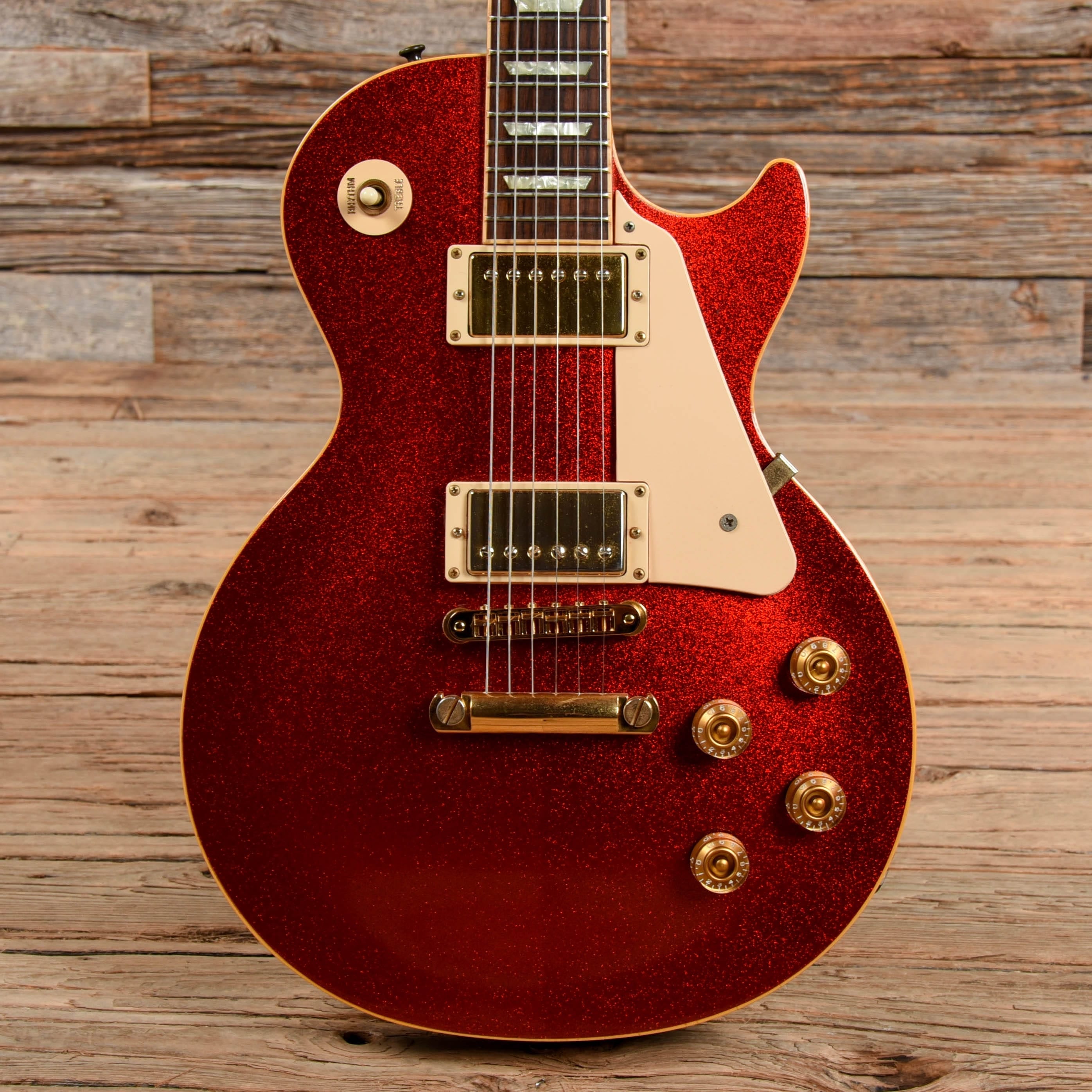 Gibson Les Paul Standard Red Sparkle 2000 – Chicago Music Exchange