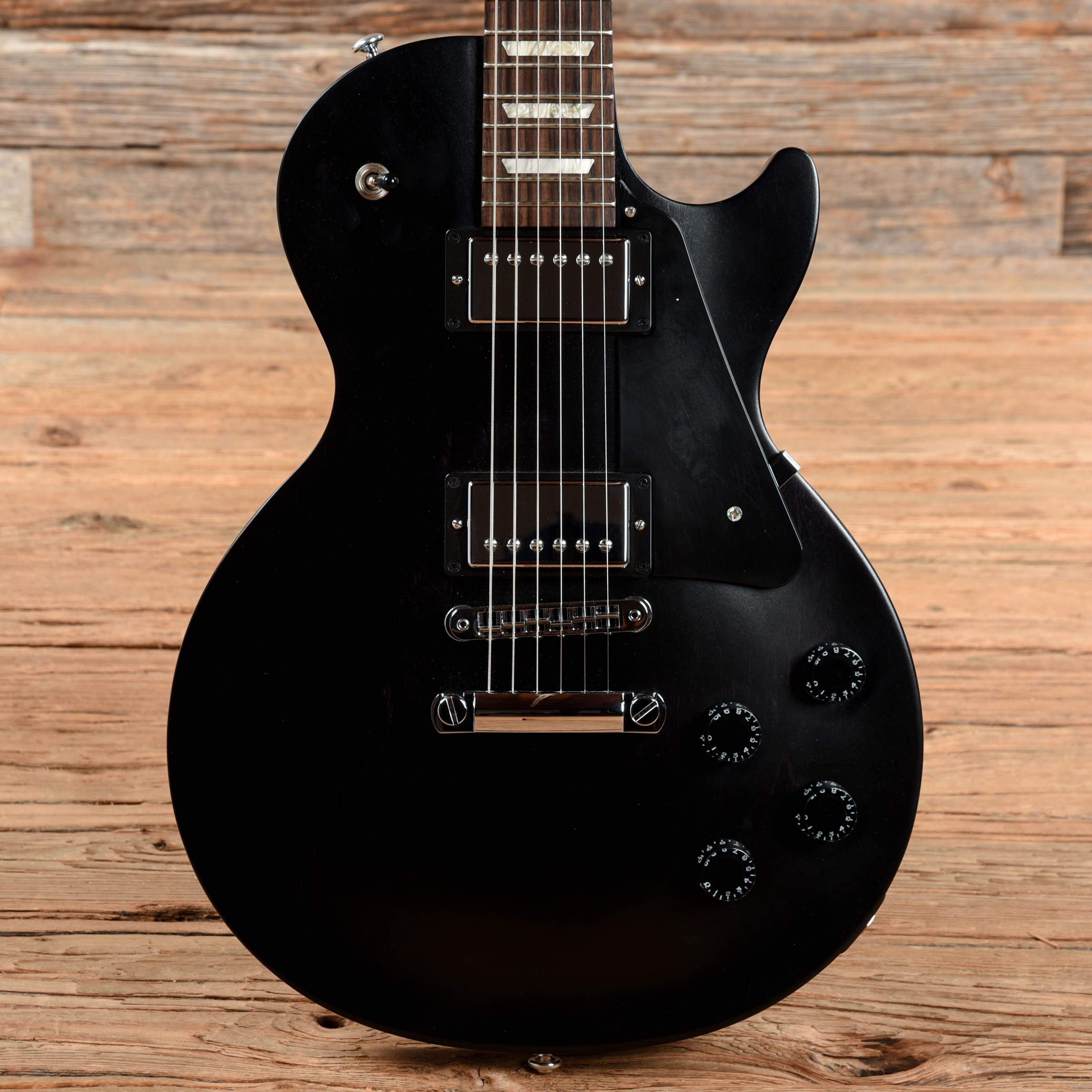 Gibson Les Paul Studio Faded T Satin Ebony 2016 – Chicago Music Exchange