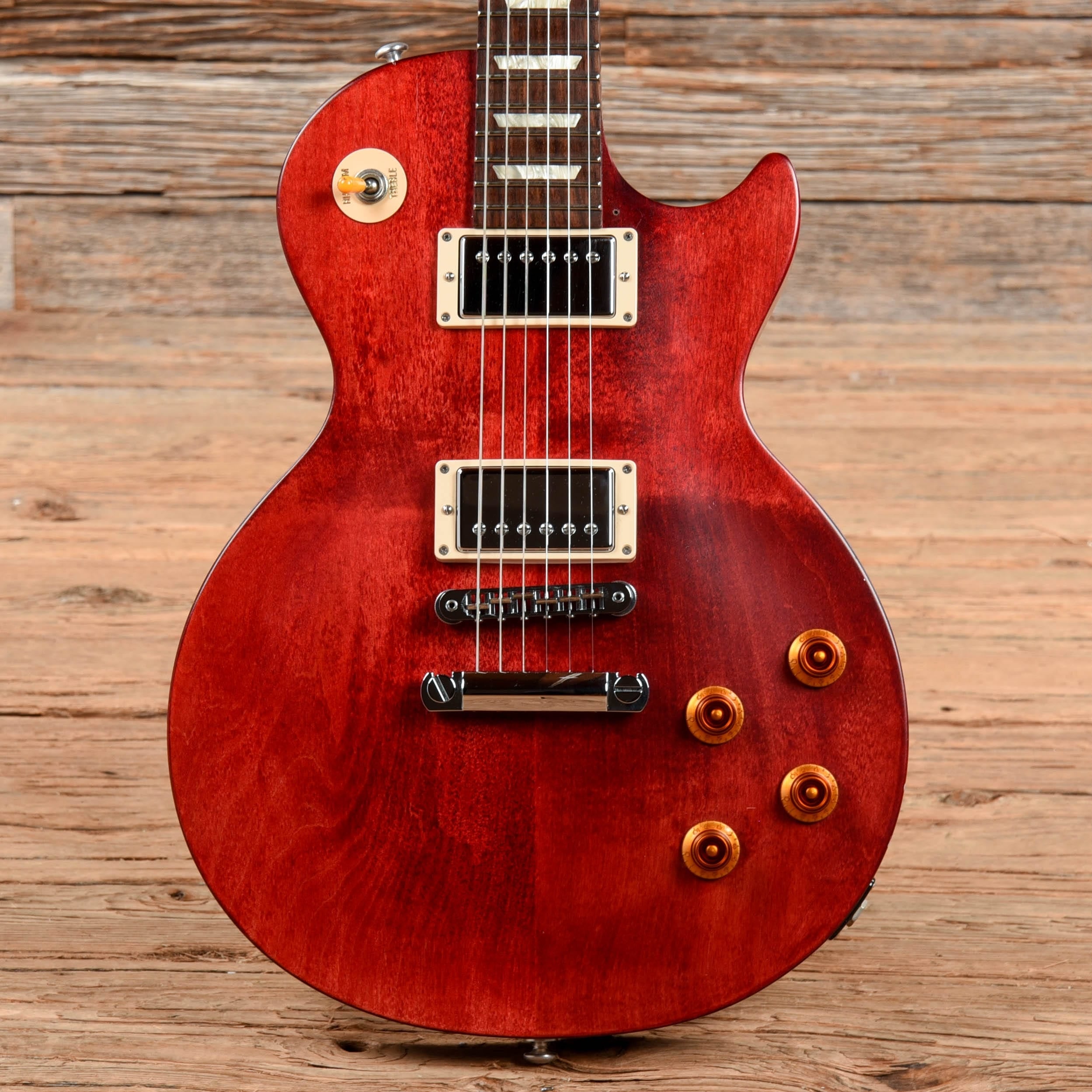 Gibson Les Paul Studio Faded T Worn Cherry 2016 – Chicago Music Exchange