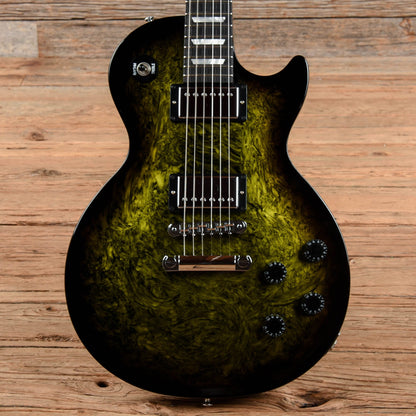 Gibson Les Paul Studio Swirl Black Green Swirl 2011 Electric Guitars / Solid Body