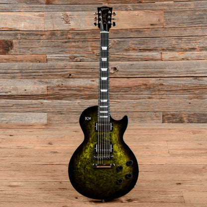 Gibson Les Paul Studio Swirl Black Green Swirl 2011 Electric Guitars / Solid Body