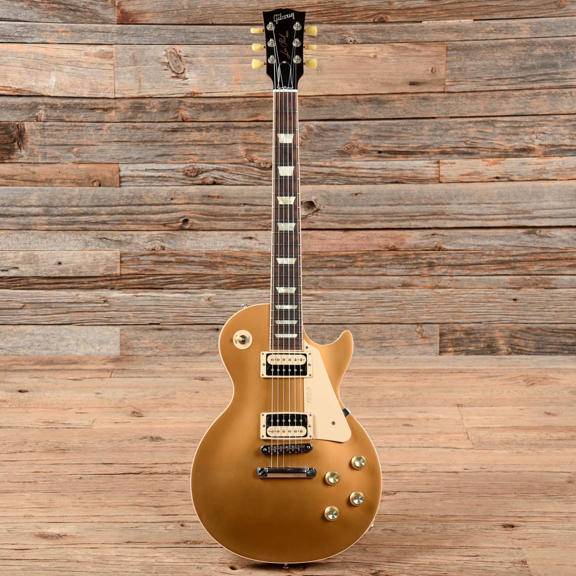 Gibson Les Paul Traditional 1960 Limited Edition Satin Goldtop 2011 Electric Guitars / Solid Body