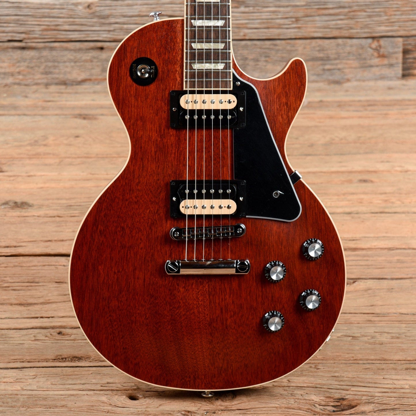 Gibson Les Paul Traditional Pro V Satin Mahogany Top Satin Wine Red 2020 Electric Guitars / Solid Body