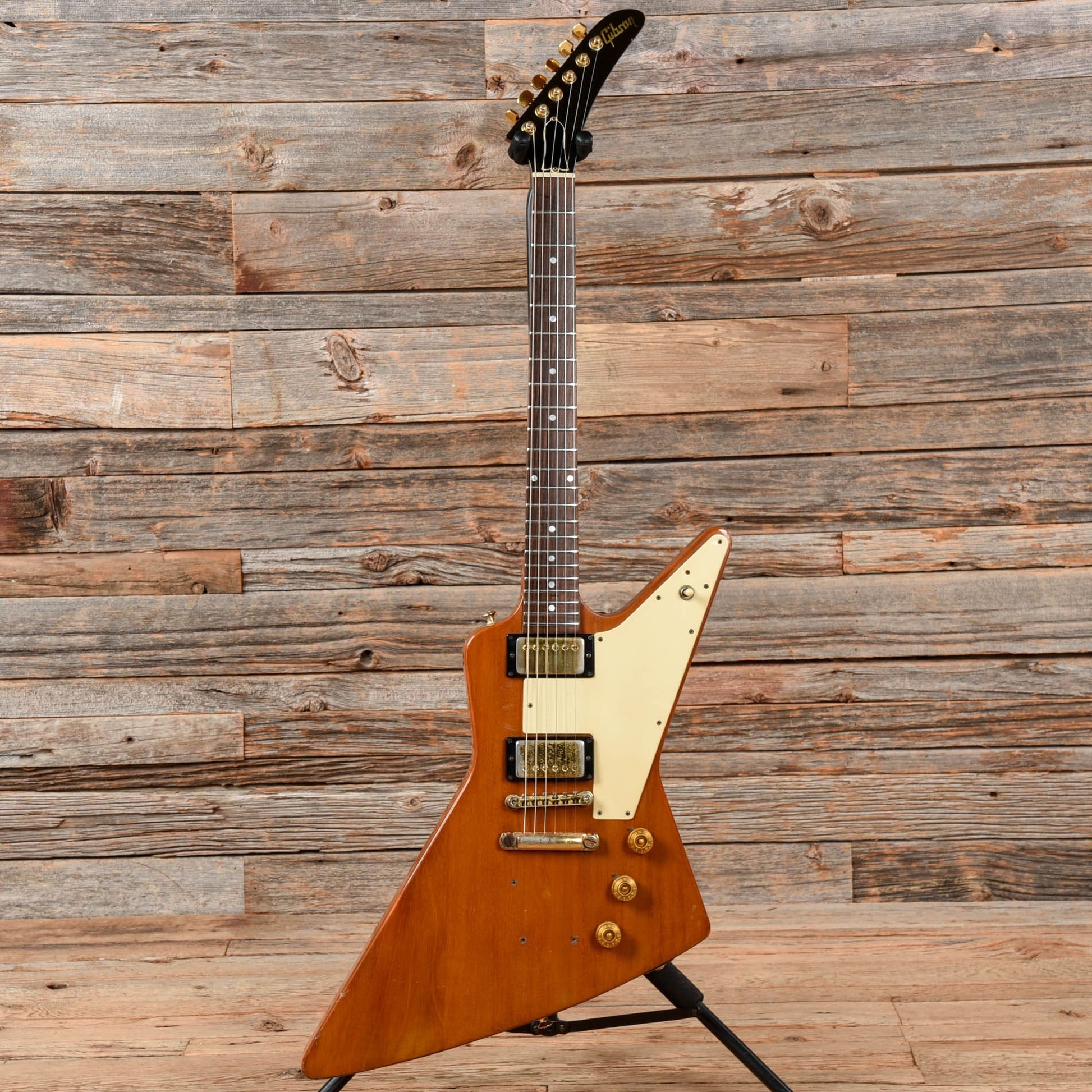 Gibson Limited Edition Explorer Natural 1976 Electric Guitars / Solid Body