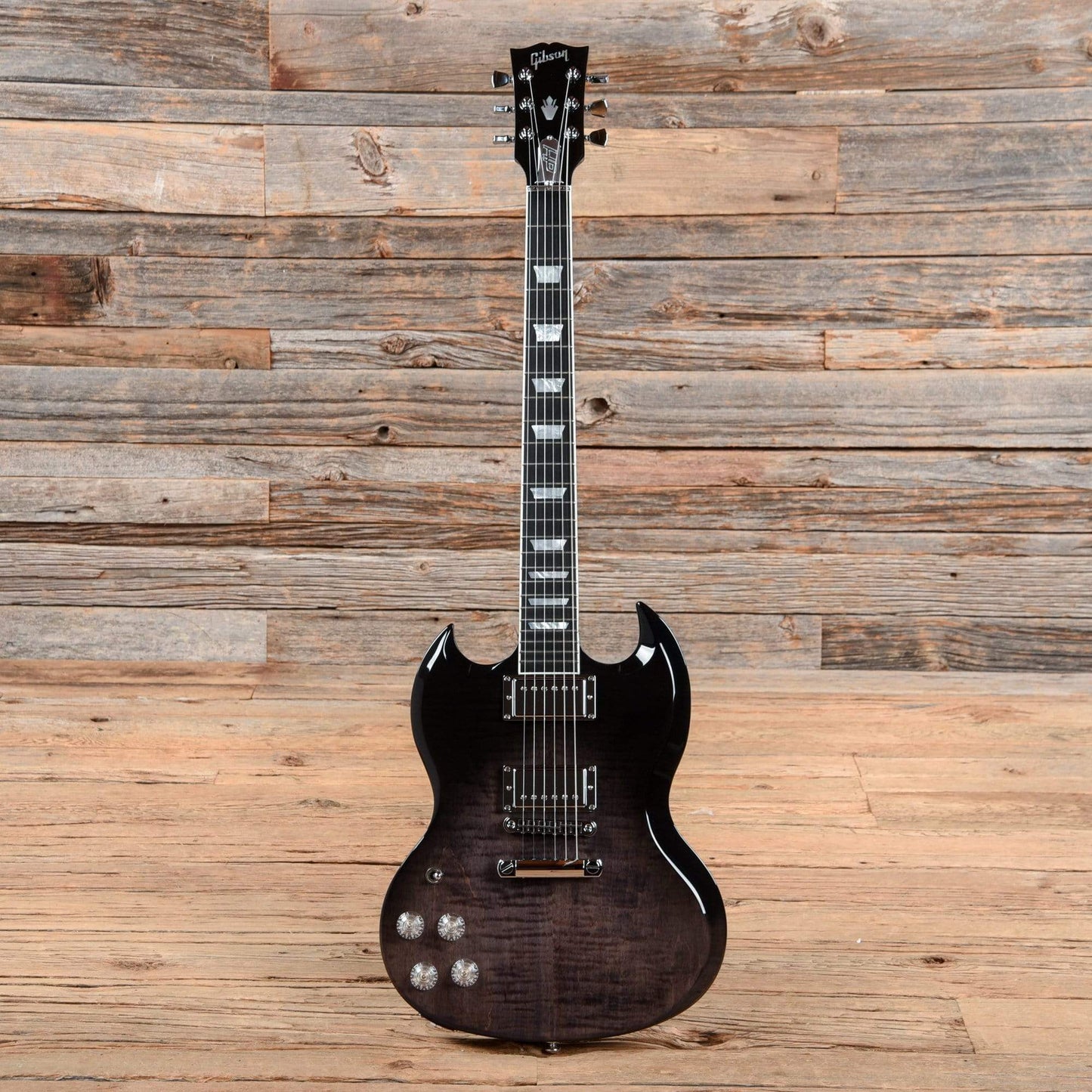 Gibson SG High Performance Trans Black Fade 2019 LEFTY Electric Guitars / Solid Body