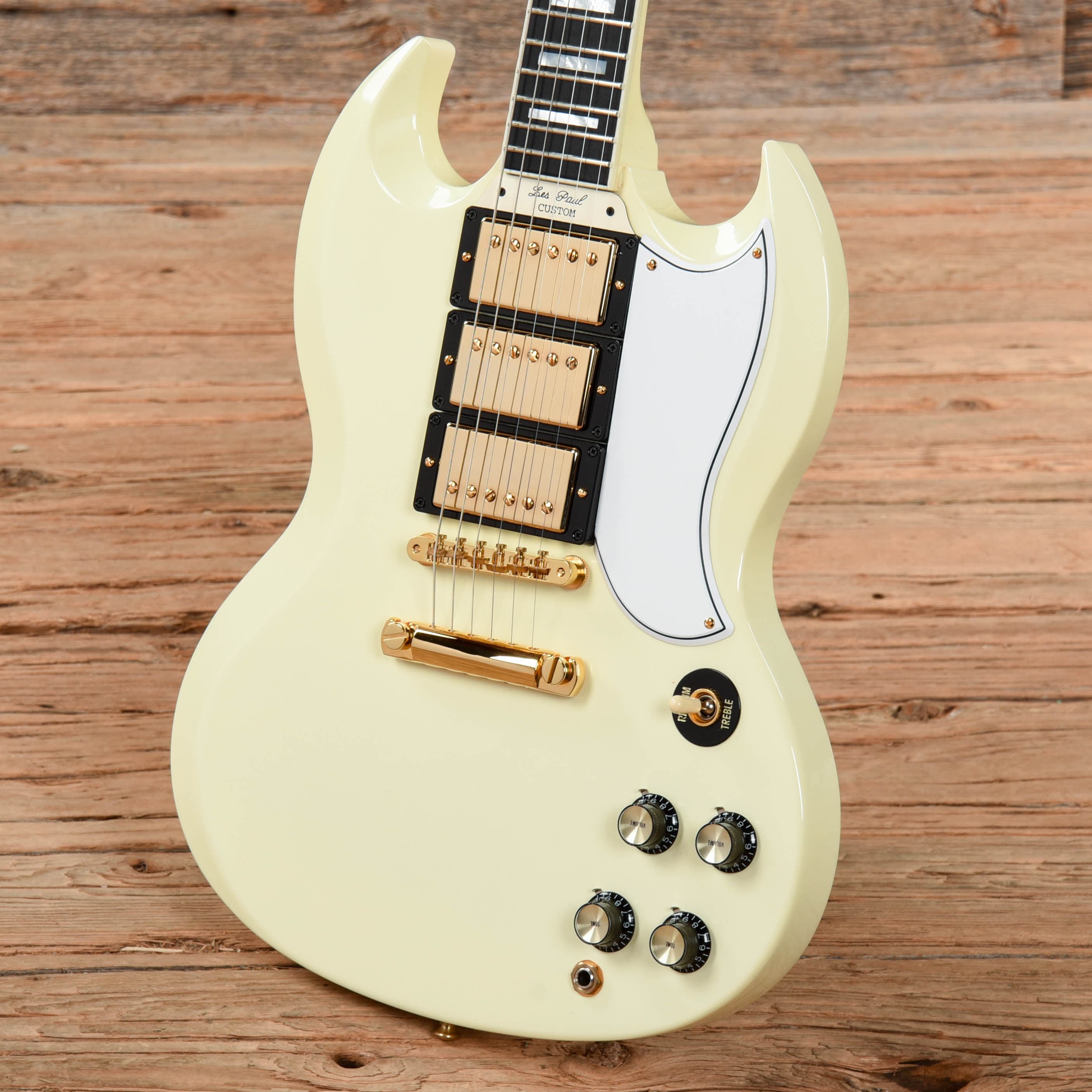 Gibson SG Les Paul Custom Polaris White 2015 Electric Guitars / Solid Body