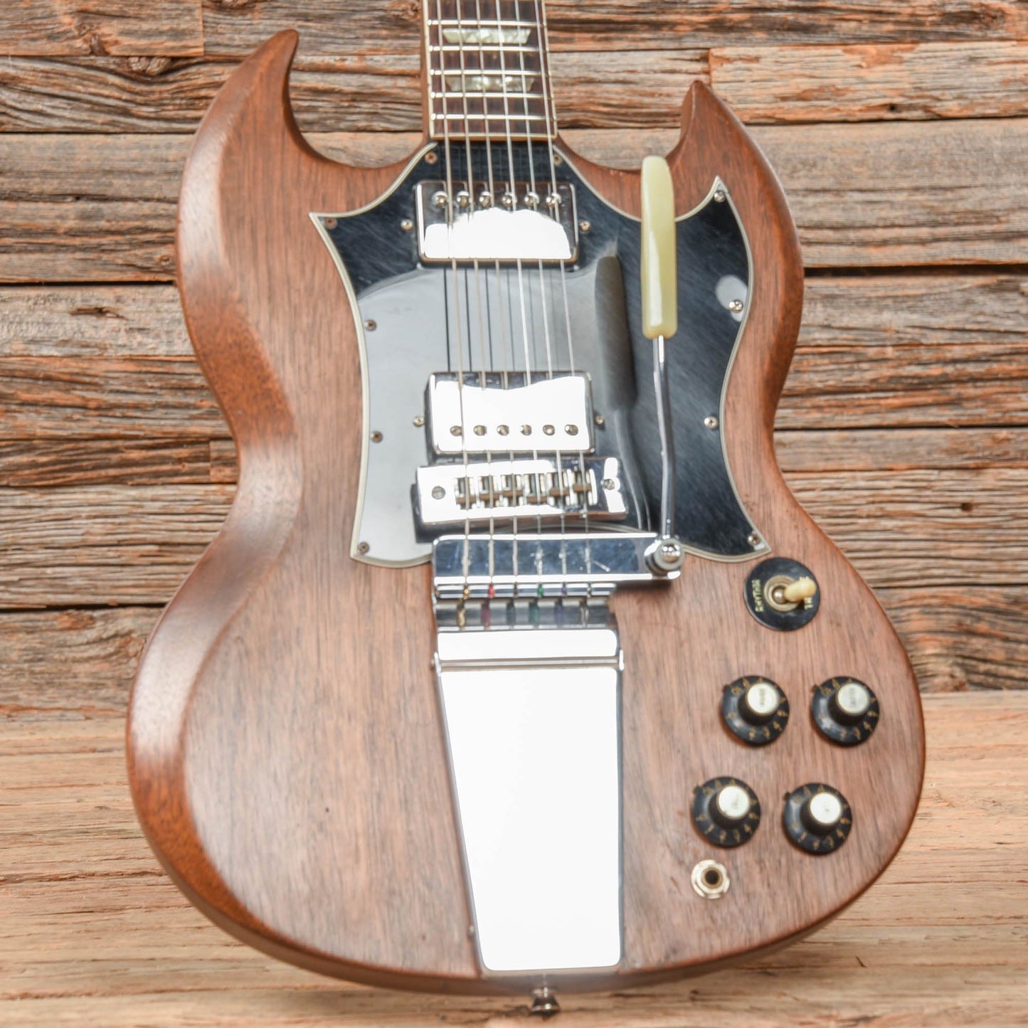 Gibson SG Standard Natural Refin 1971 Electric Guitars / Solid Body