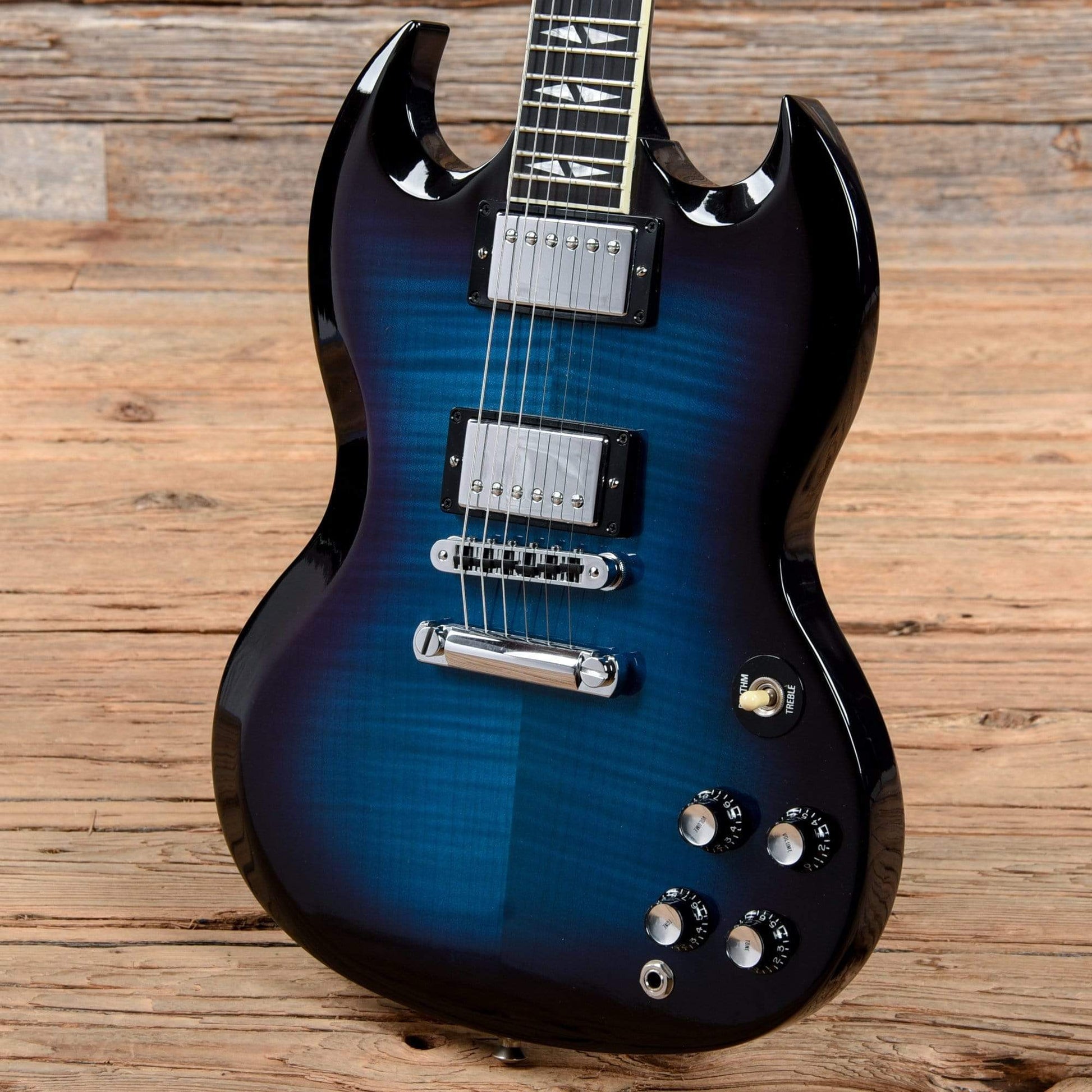 Gibson SG Supreme Blue Burst 2000 Electric Guitars / Solid Body