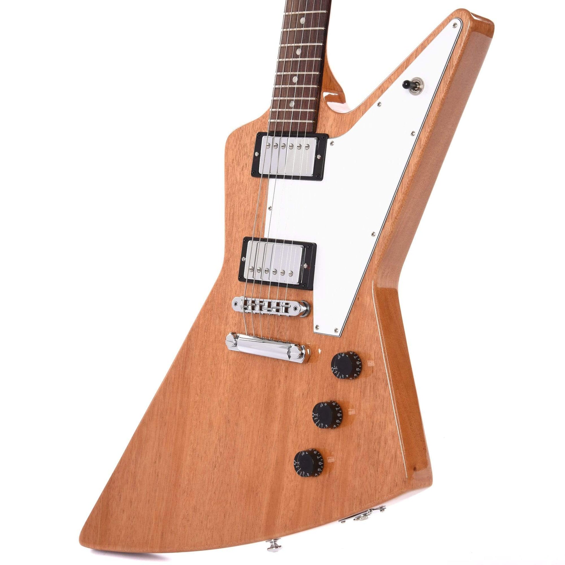 Gibson USA Explorer 2019 Antique Natural Electric Guitars / Solid Body