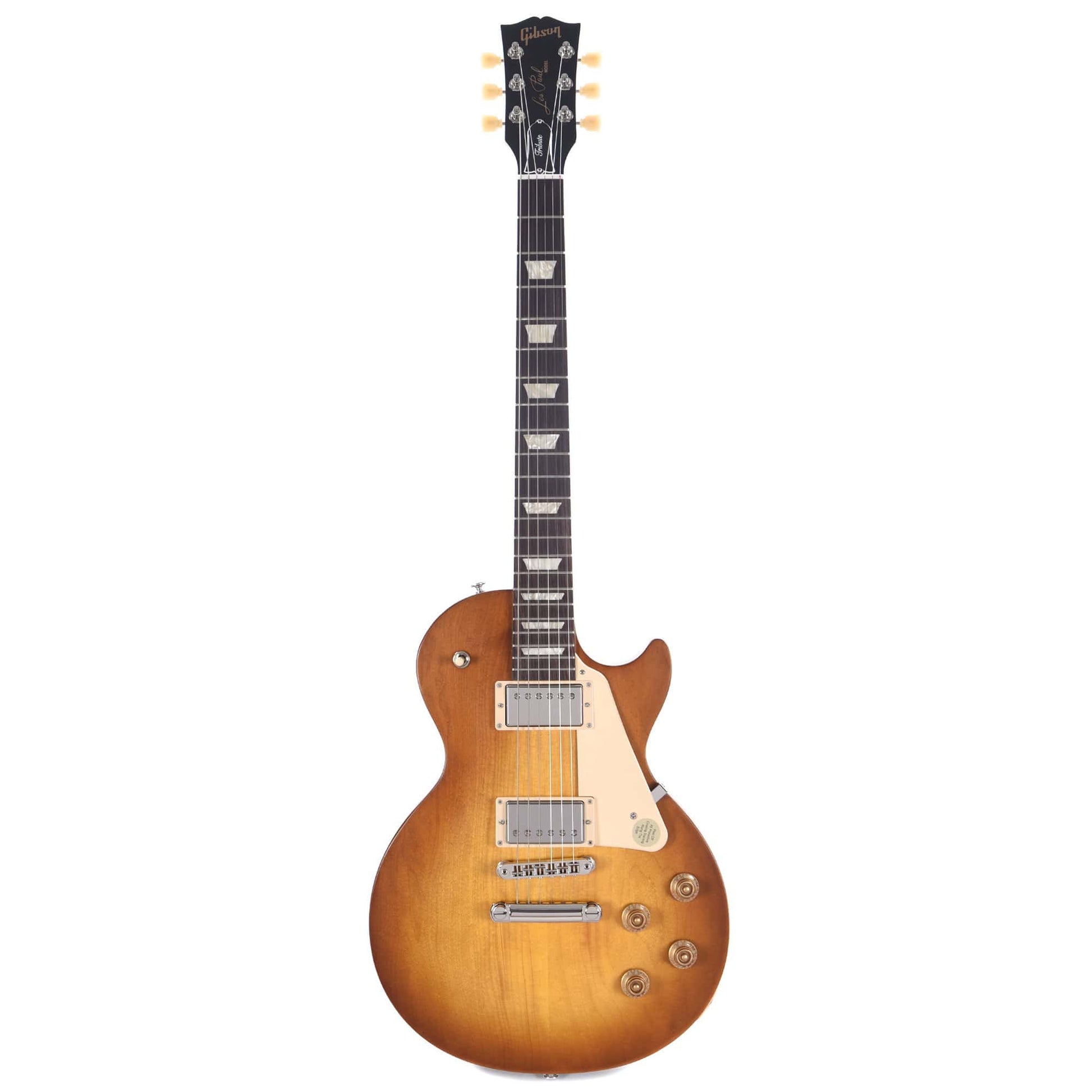 Gibson USA Les Paul Tribute Satin Honeyburst Electric Guitars / Solid Body