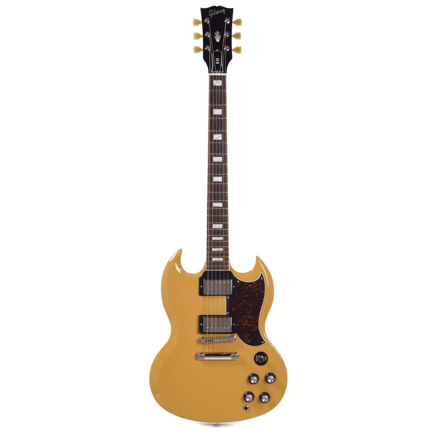 Gibson USA SG Standard Gloss Yellow w/Tortoise Pickguard & T-Type Pickups FACTORY Electric Guitars / Solid Body