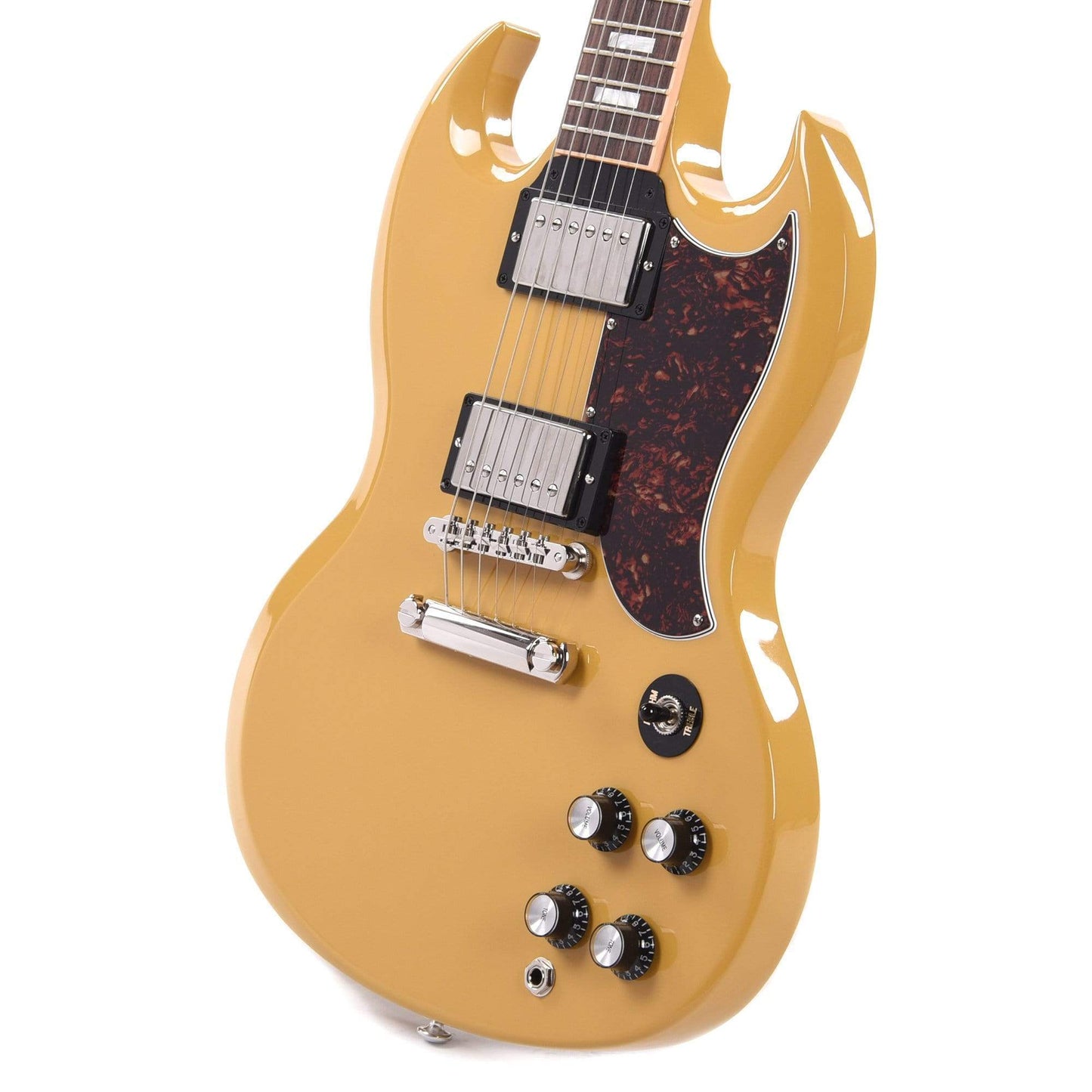 Gibson USA SG Standard Gloss Yellow w/Tortoise Pickguard & T-Type Pickups FACTORY Electric Guitars / Solid Body