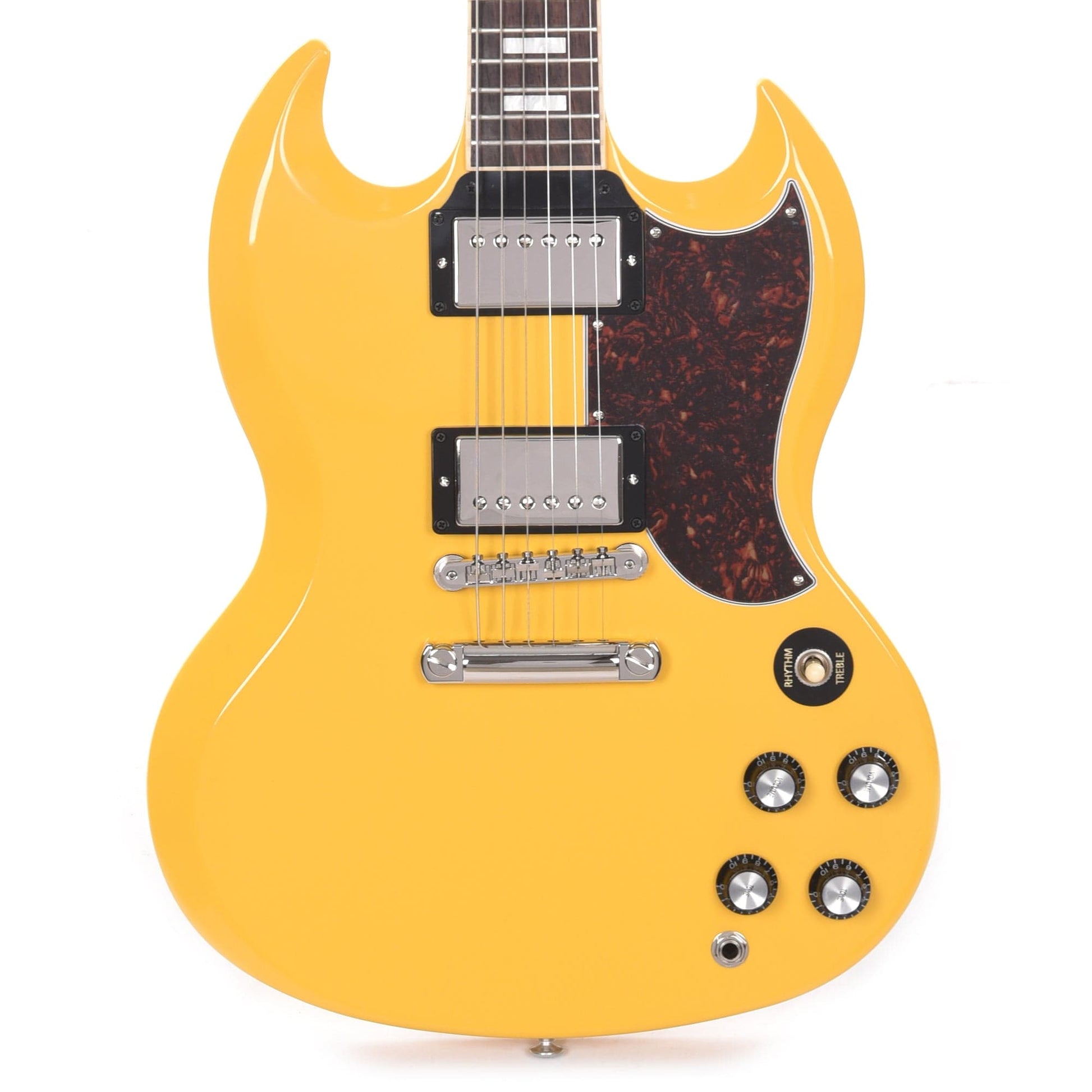 Gibson USA SG Standard Gloss Yellow w/Tortoise Pickguard & T-Type Pickups Electric Guitars / Solid Body