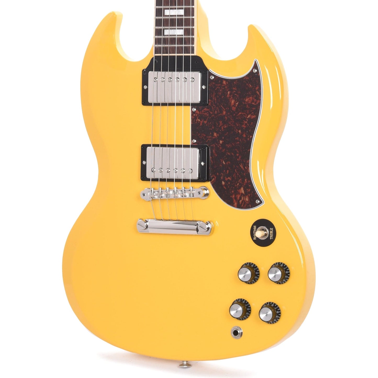 Gibson USA SG Standard Gloss Yellow w/Tortoise Pickguard & T-Type Pickups Electric Guitars / Solid Body