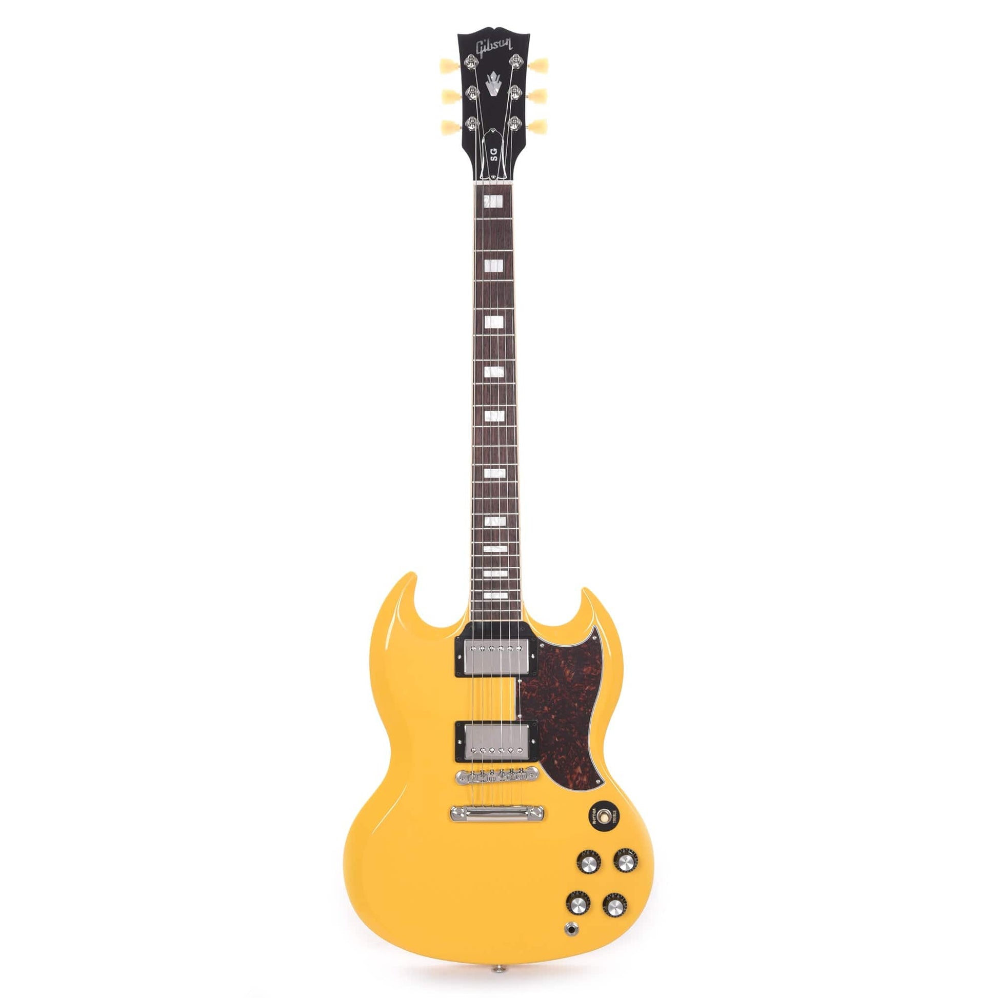 Gibson USA SG Standard Gloss Yellow w/Tortoise Pickguard & T-Type Pickups Electric Guitars / Solid Body