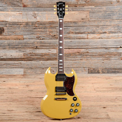 Gibson USA SG Standard Gloss Yellow w/Tortoise Pickguard & T-Type Pickups Electric Guitars / Solid Body