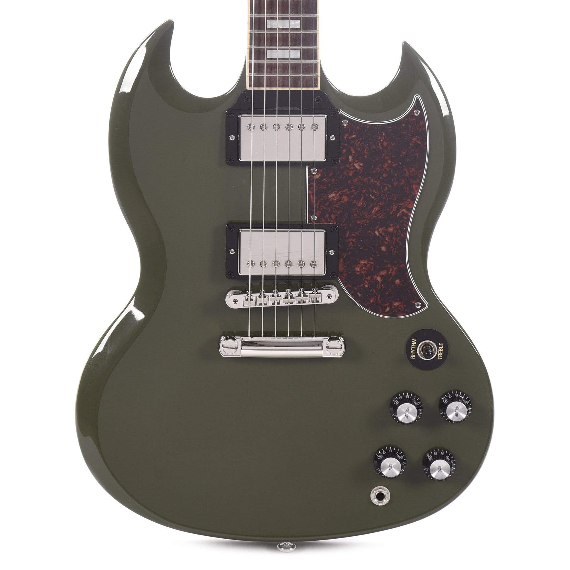 Gibson USA SG Standard Olive Drab w/Tortoise Pickguard & T-Type Pickups Electric Guitars / Solid Body