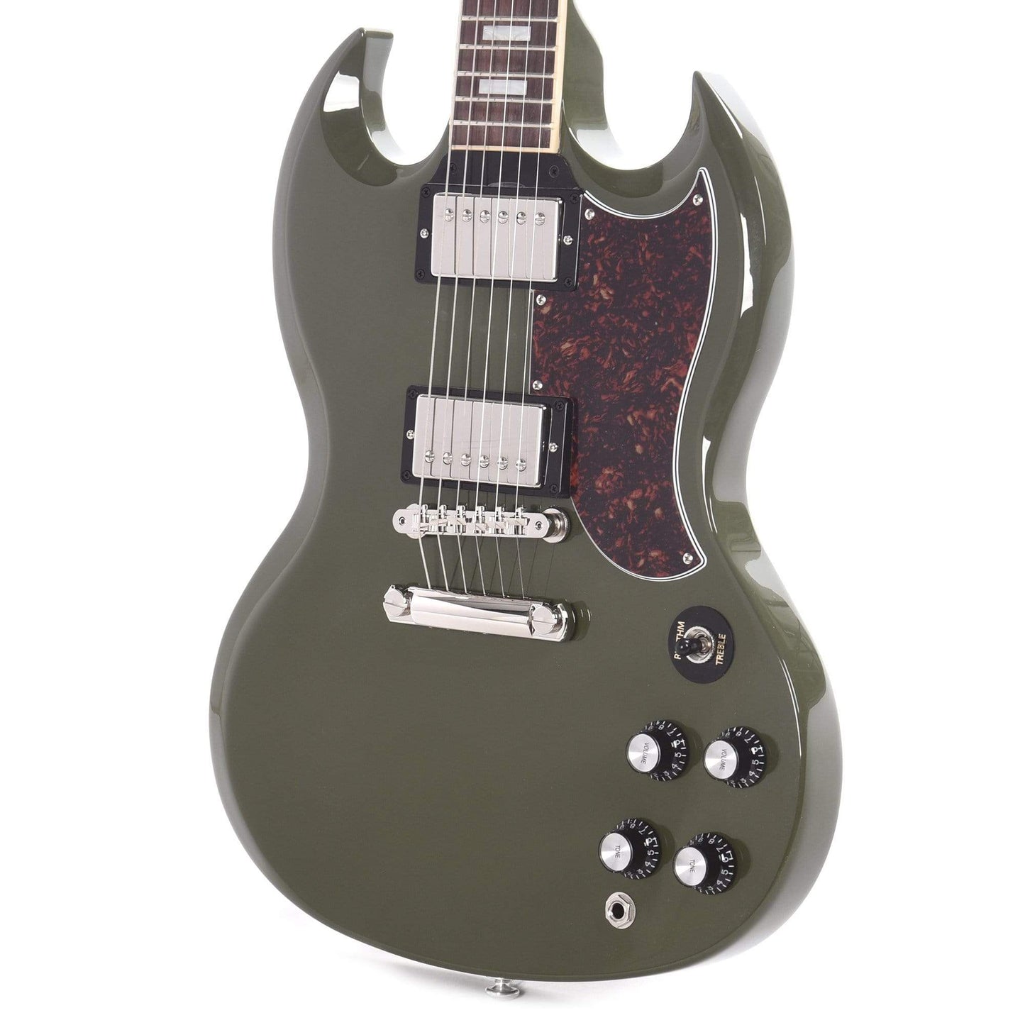 Gibson USA SG Standard Olive Drab w/Tortoise Pickguard & T-Type Pickups Electric Guitars / Solid Body