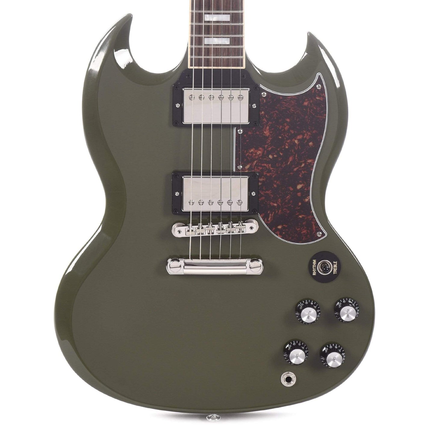 Gibson USA SG Standard Olive Drab w/Tortoise Pickguard & T-Type Pickups Electric Guitars / Solid Body