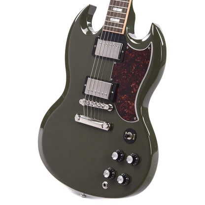 Gibson USA SG Standard Olive Drab w/Tortoise Pickguard & T-Type Pickups Electric Guitars / Solid Body