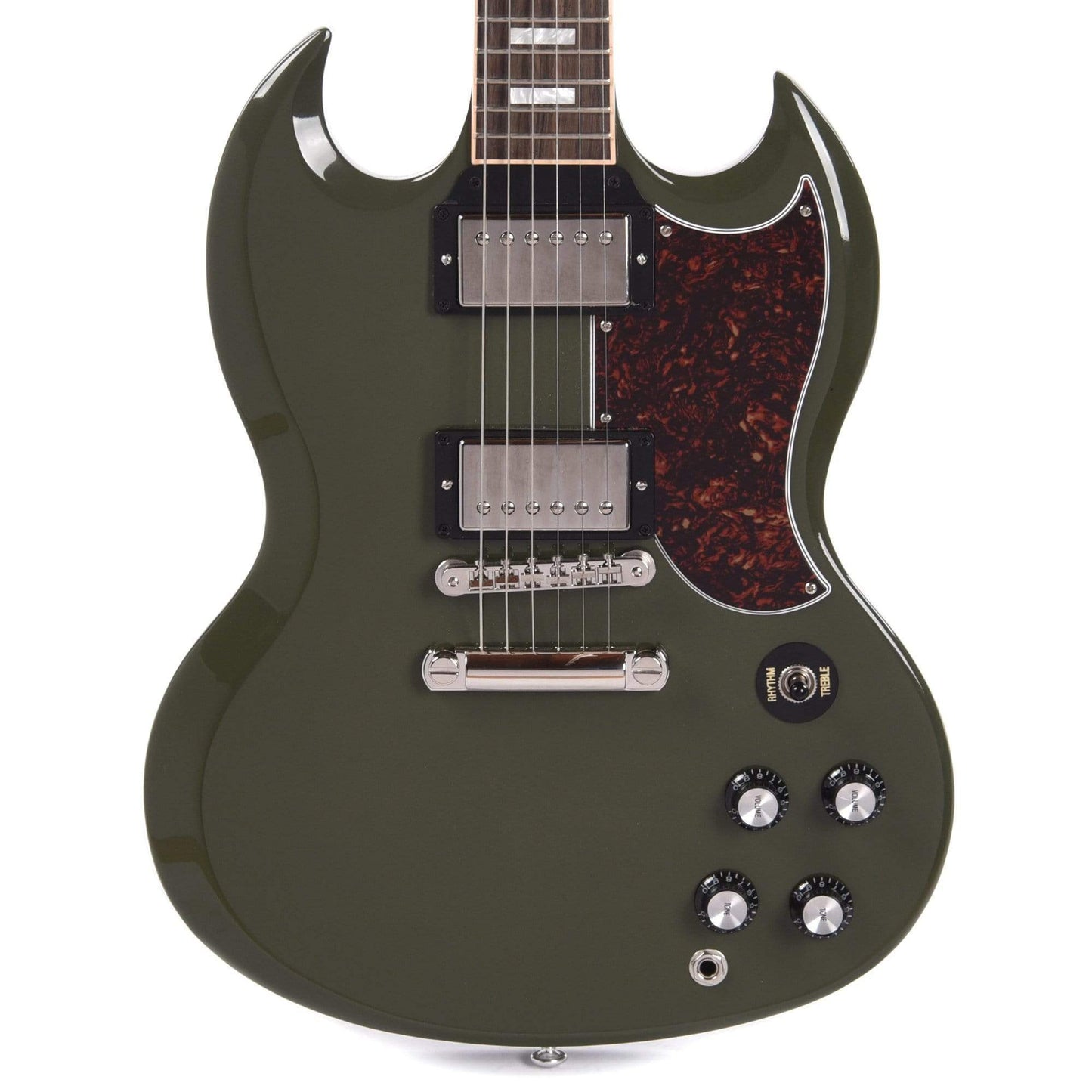 Gibson USA SG Standard Olive Drab w/Tortoise Pickguard & T-Type Pickups Electric Guitars / Solid Body