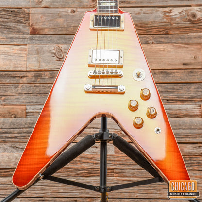 Gibson Custom Flying V Standard Washed Cherry