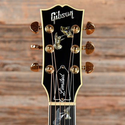 Gibson Hummingbird Custom Quilt (Custom Inlays and Blue Finish) Blue 2015