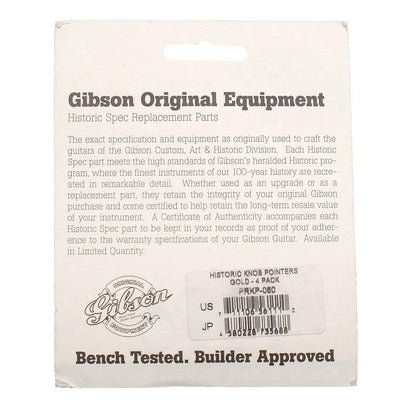 Gibson Historic Knob Pointers - Gold Parts