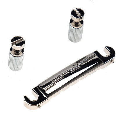 Gibson Lightning Bar Wraparound Compensating Bridge - Nickel Parts / Guitar Parts / Bridges