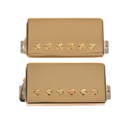 Gibson Custombucker Matched Set Humbucker True Historic Gold 2-Conductor, Unpotted, Alnico III Parts / Guitar Pickups