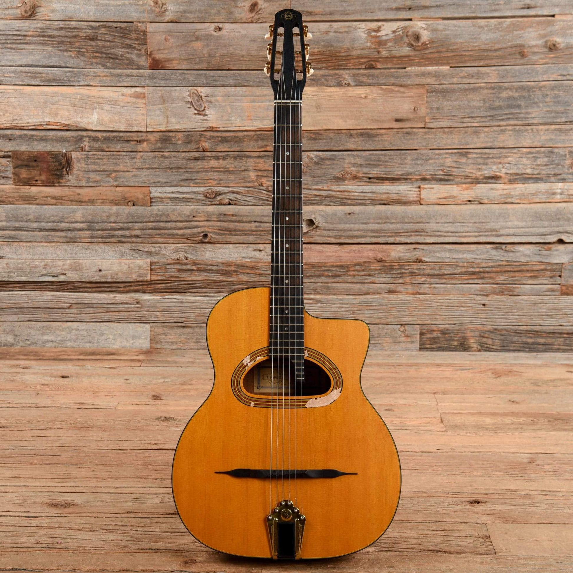 Gitane Cigano GJ-15 Grande Bouche Gypsy Jazz Guitar Natural Acoustic Guitars / OM and Auditorium