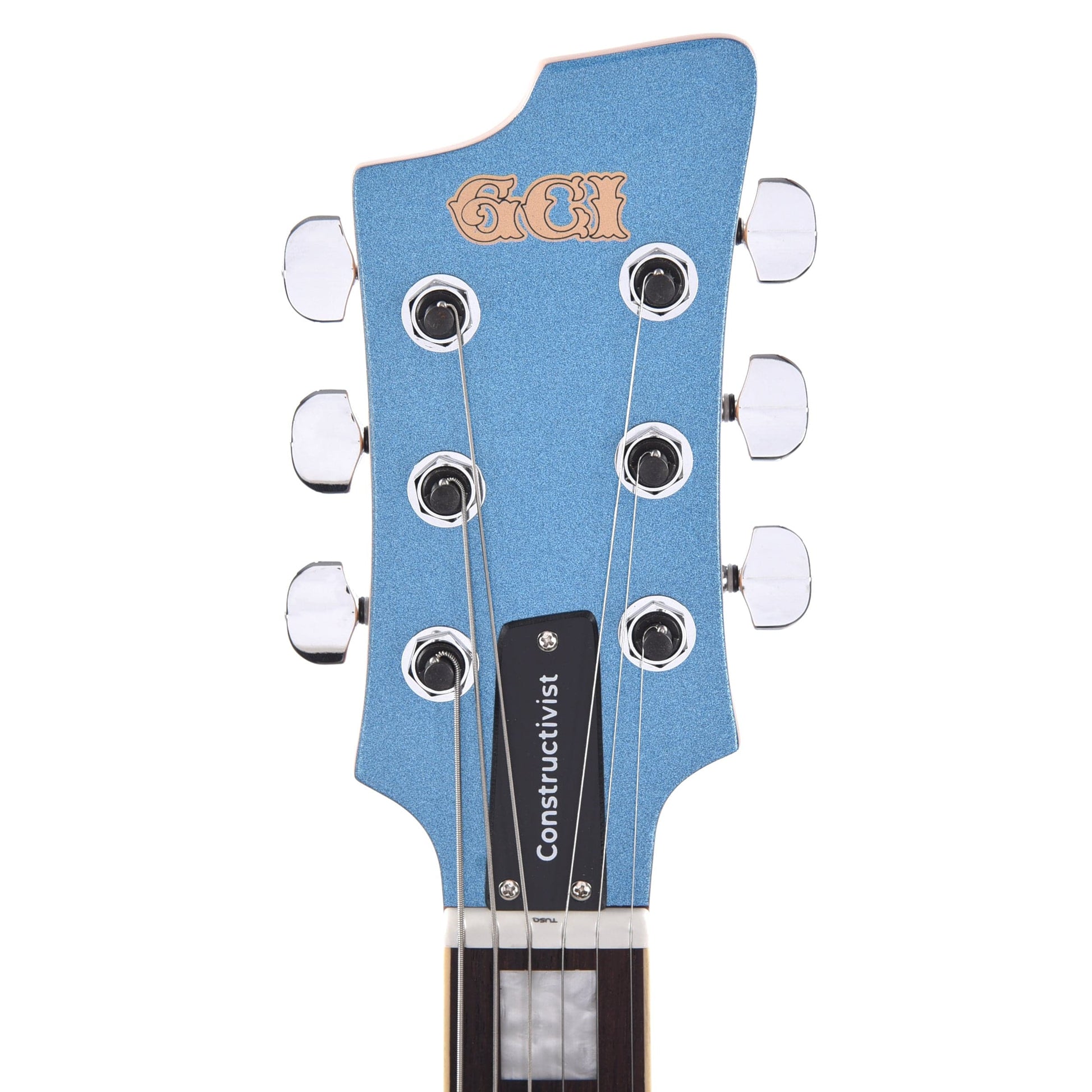 GCI Constructivist Guitar Gloss Metallic Lake Placid Blue Electric Guitars / Solid Body