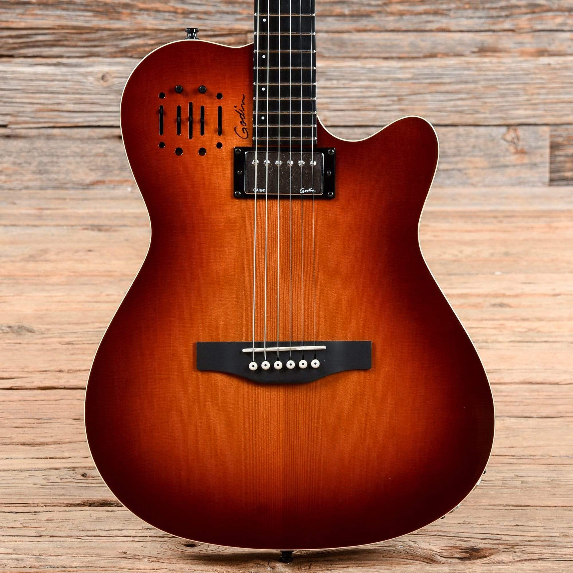 Godin A6 Ultra Semi-Acoustic Cognac Burst High-Gloss 2019 Electric Guitars / Semi-Hollow