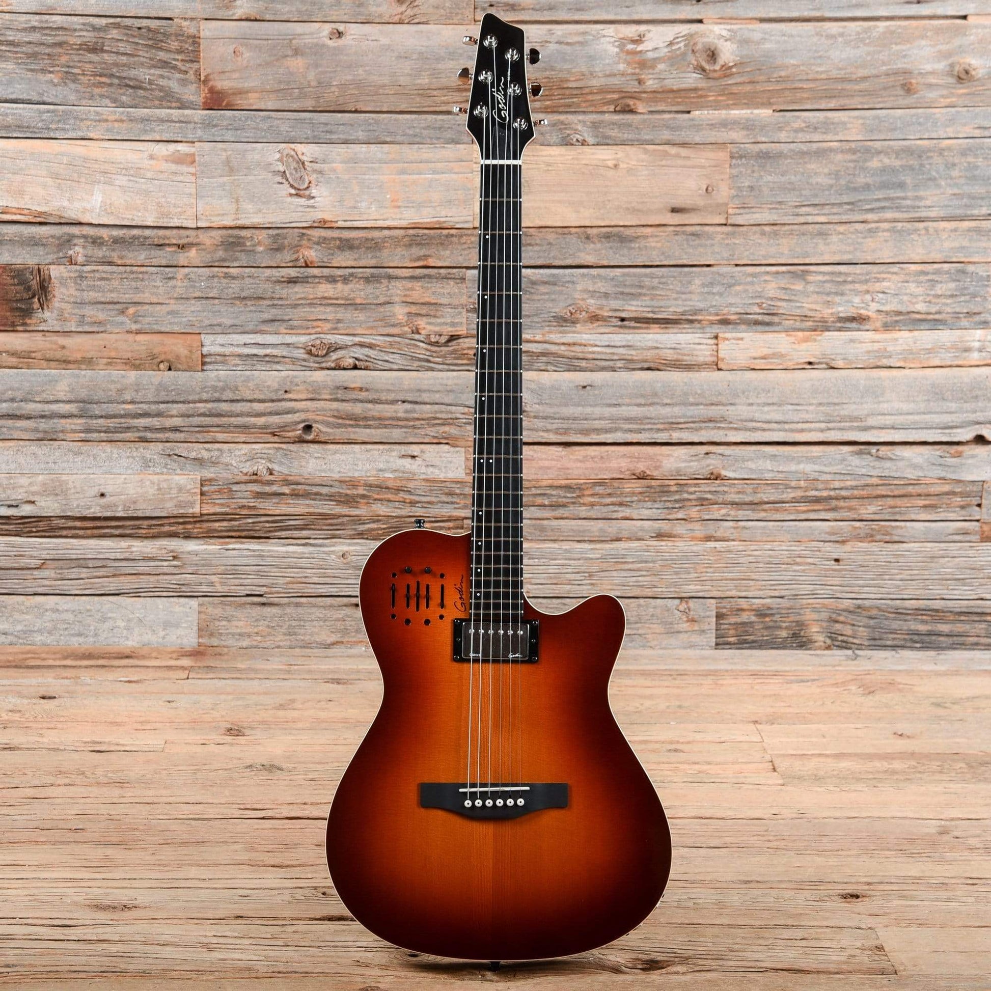 Godin A6 Ultra Semi-Acoustic Cognac Burst High-Gloss 2019 Electric Guitars / Semi-Hollow