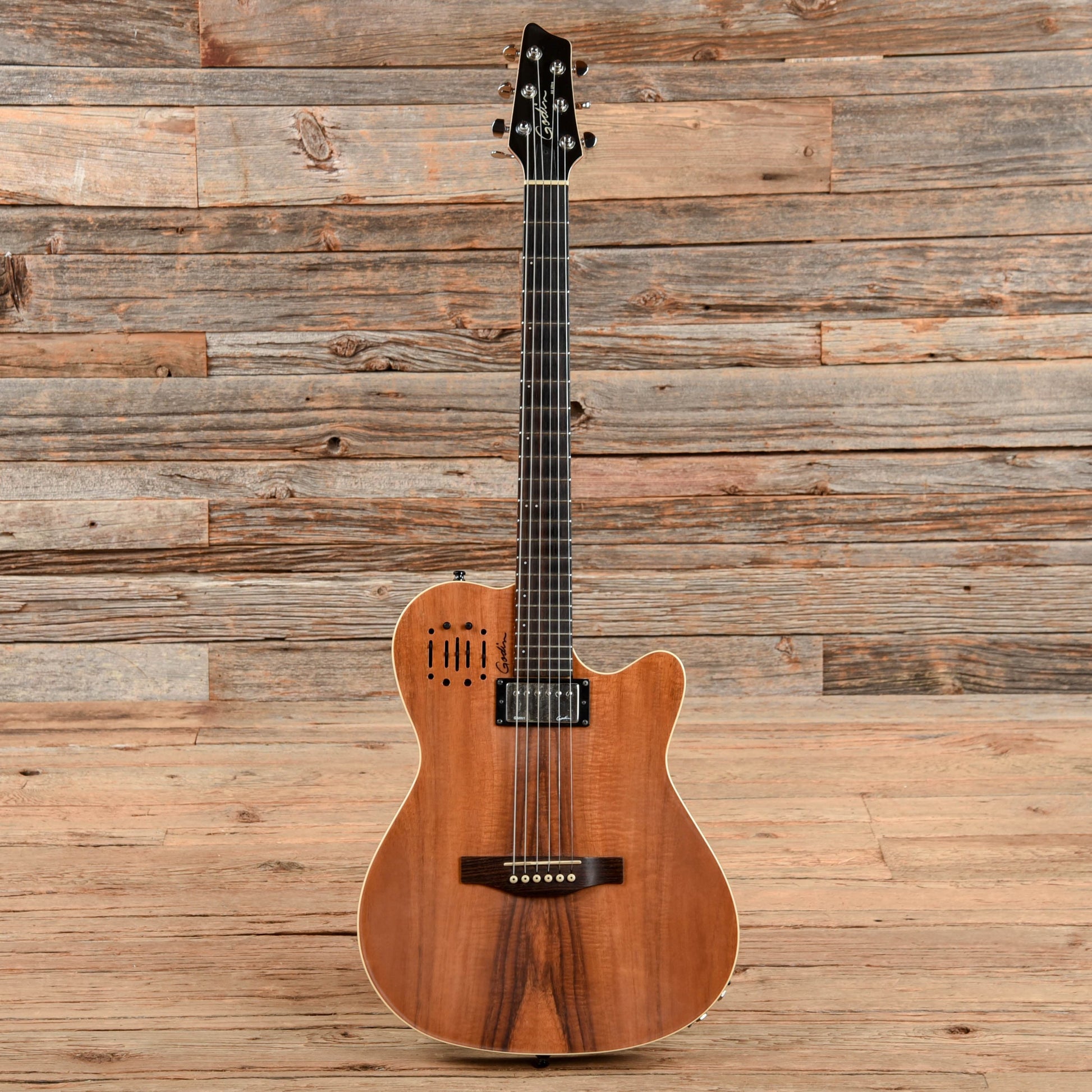 Godin A6 Ultra Koa Natural 2017 Electric Guitars / Solid Body