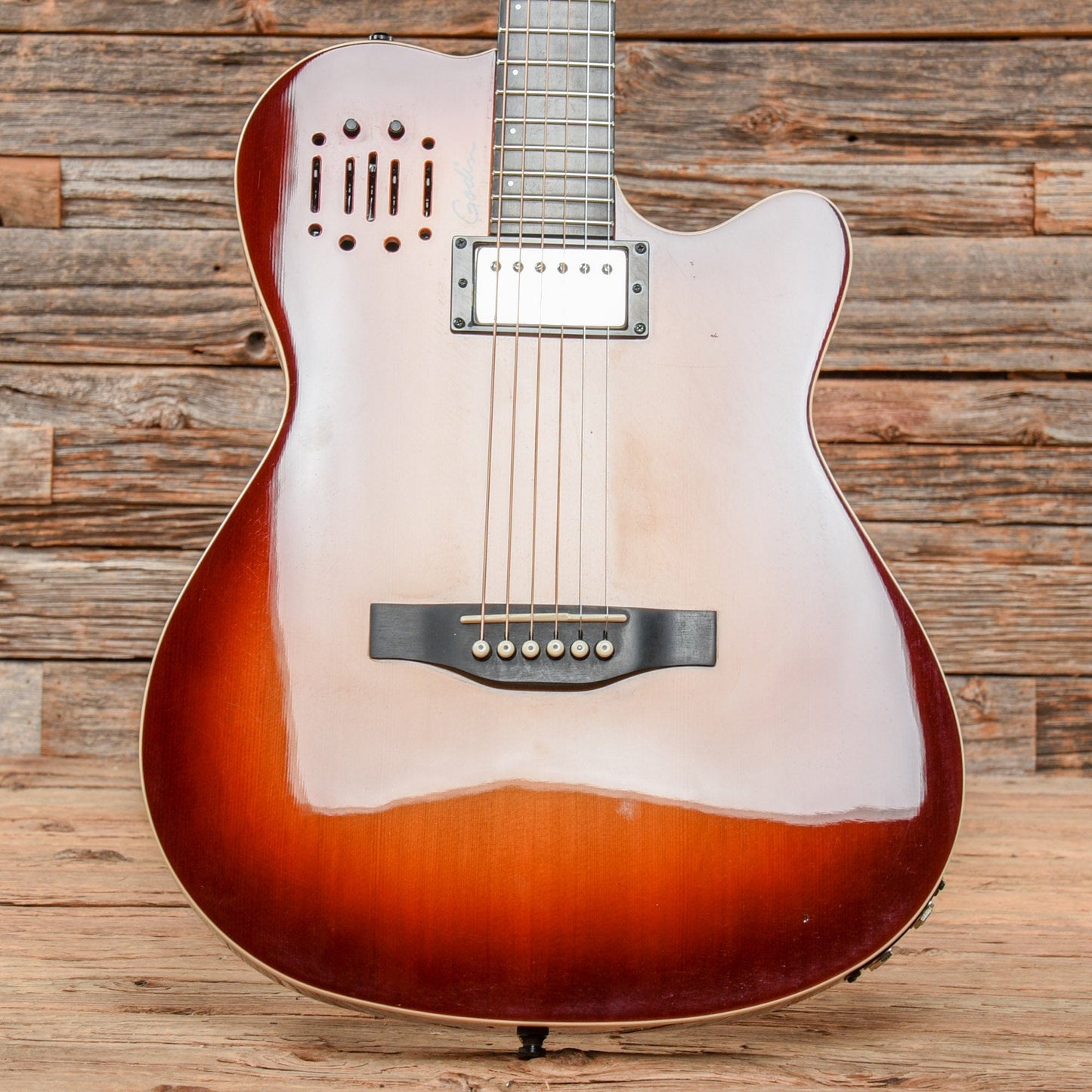 Godin A6 Ultra Sunburst Electric Guitars / Solid Body