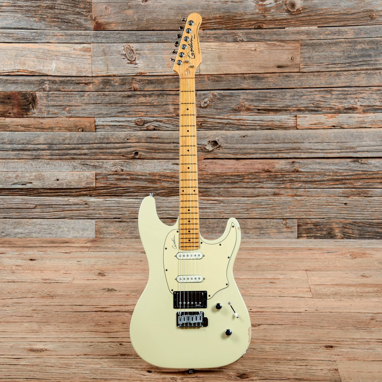 Godin Session White 2011 Electric Guitars / Solid Body