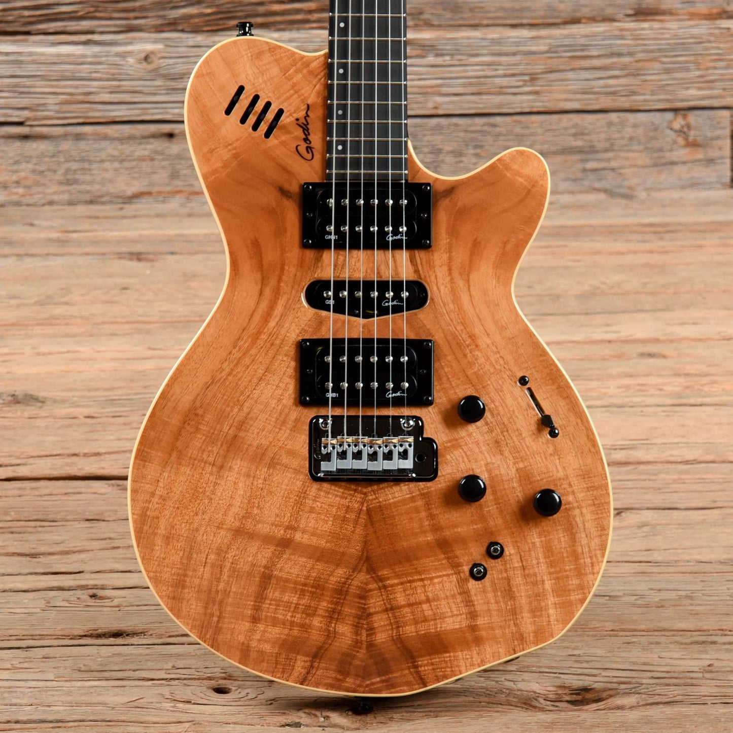 Godin xtSA Koa Natural Electric Guitars / Solid Body