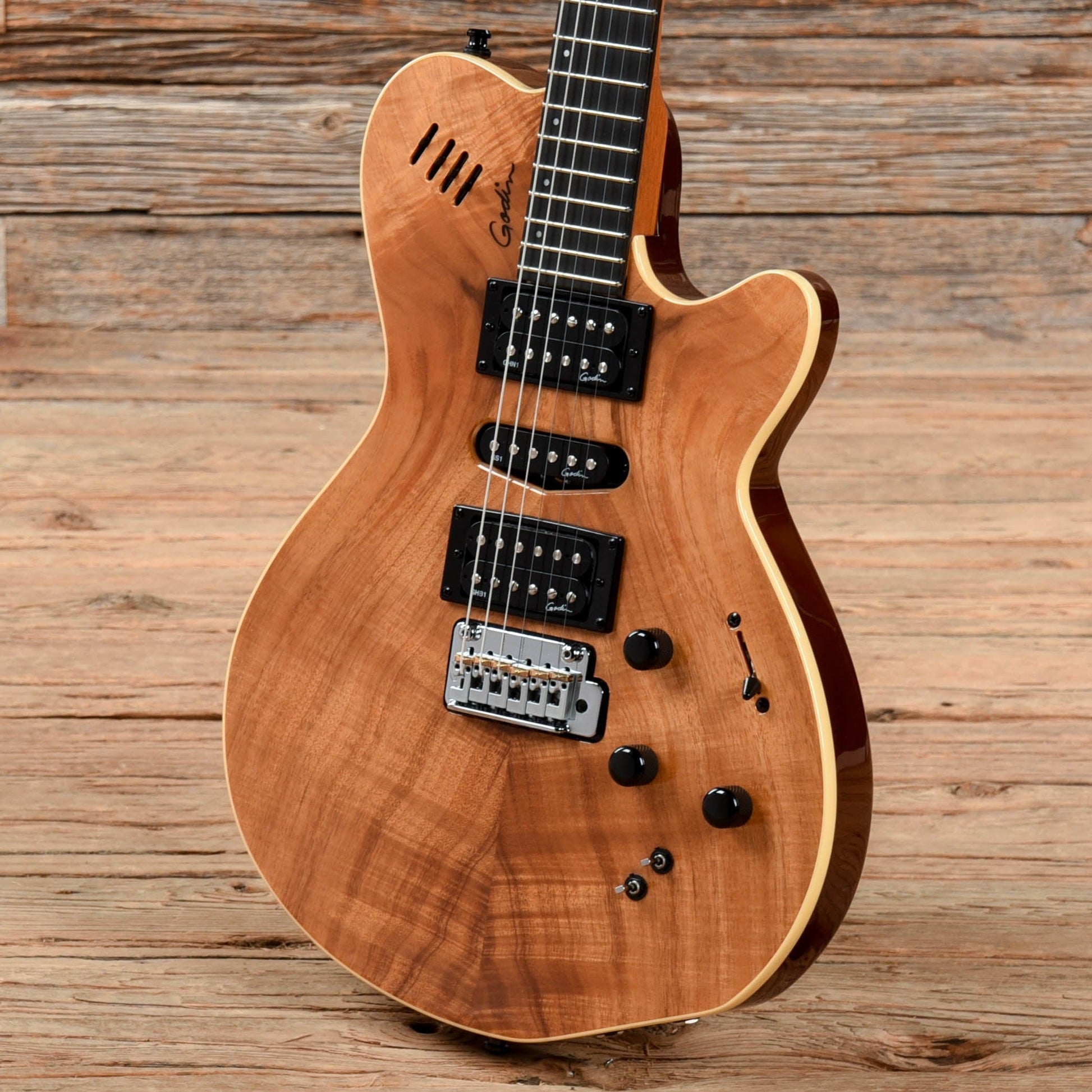 Godin xtSA Koa Natural Electric Guitars / Solid Body