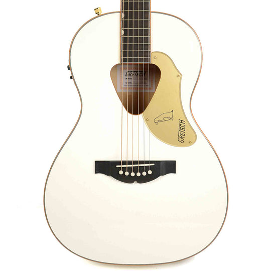 Gretsch G5021WPE Penguin Parlor Acoustic Electric Jumbo Non-Cutaway White w/Fishman Pickup System Acoustic Guitars / Built-in Electronics