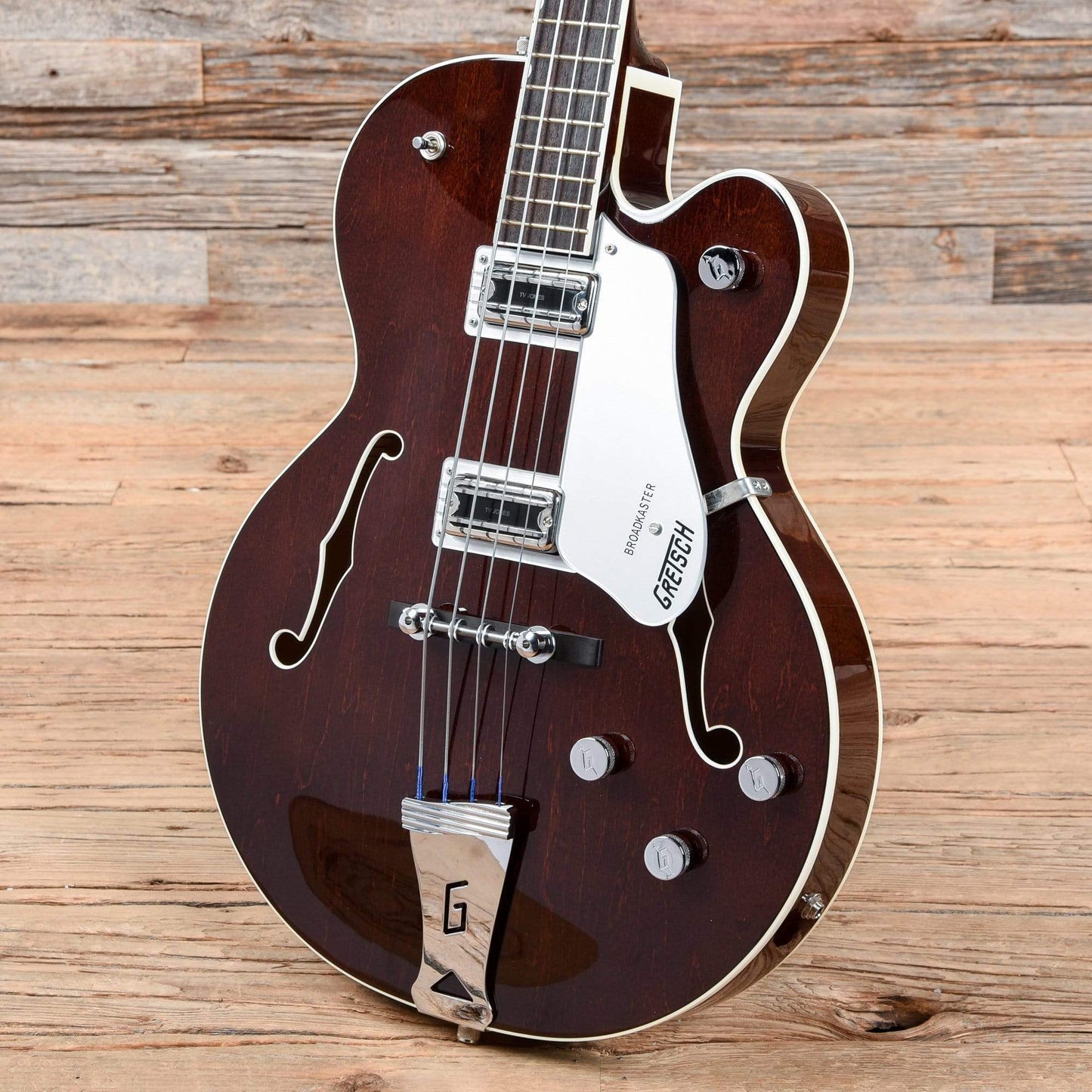 Gretsch G6119B Broadkaster Bass Walnut 2013 Bass Guitars / Short Scale